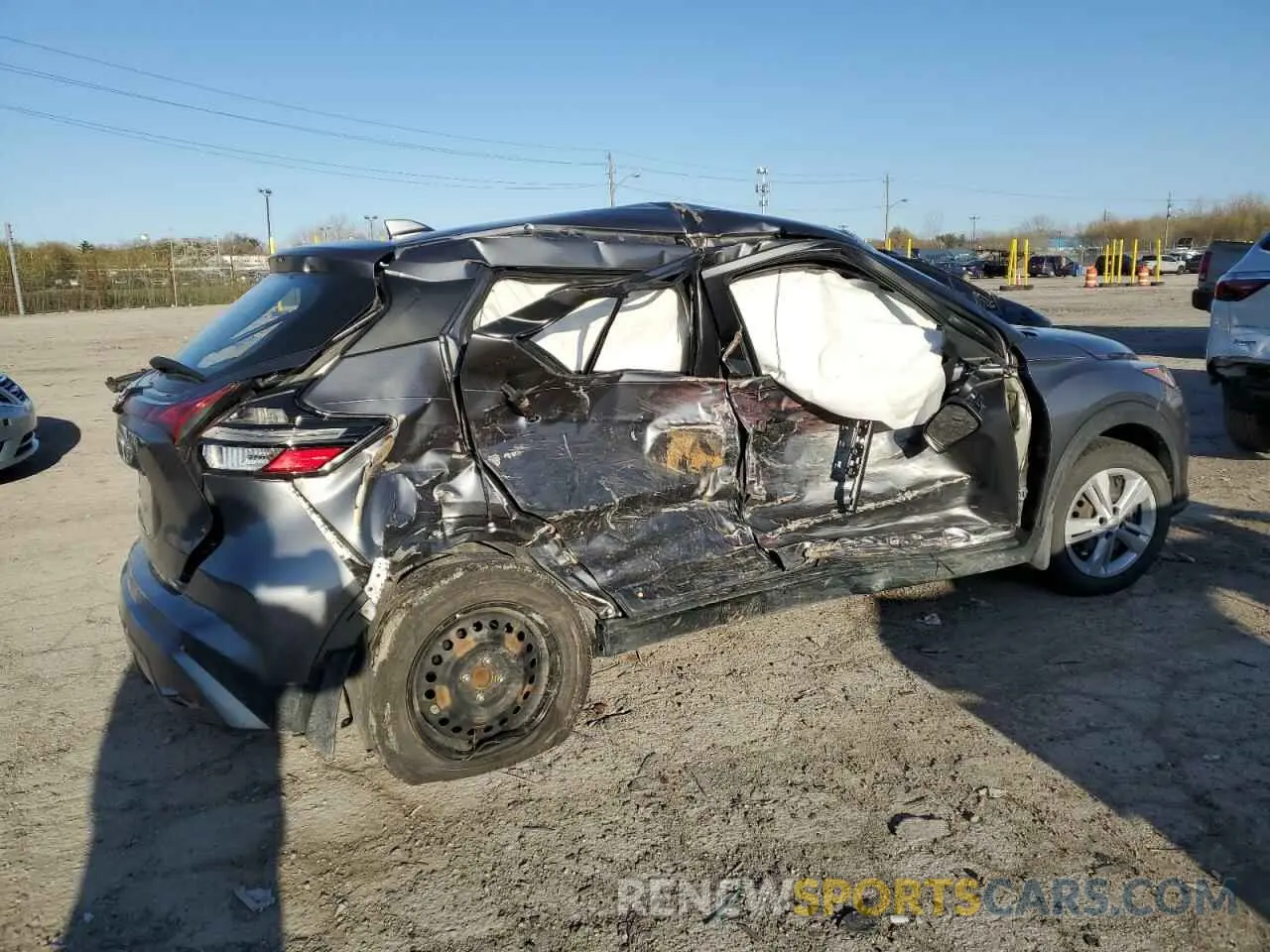3 fotografías del automóvil dañado 3N1CP5BV1NL484000 NISSAN KICKS 2022