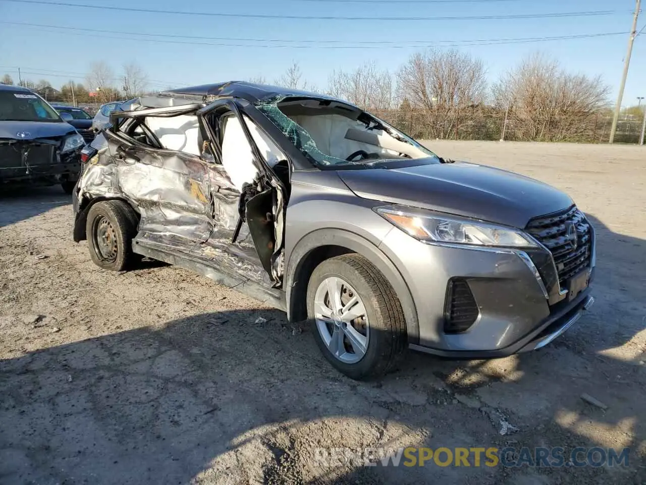4 fotografías del automóvil dañado 3N1CP5BV1NL484000 NISSAN KICKS 2022
