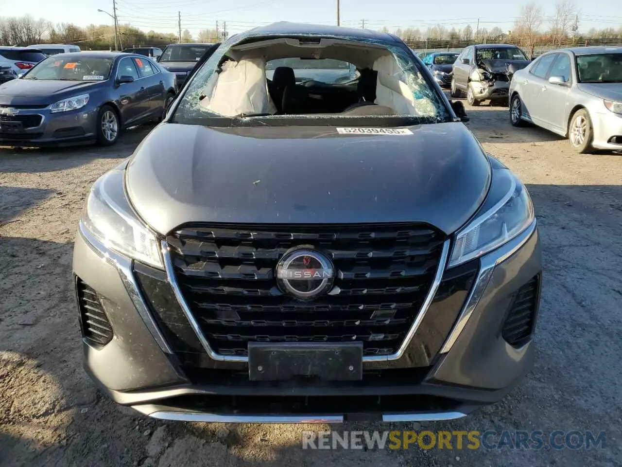 5 fotografías del automóvil dañado 3N1CP5BV1NL484000 NISSAN KICKS 2022