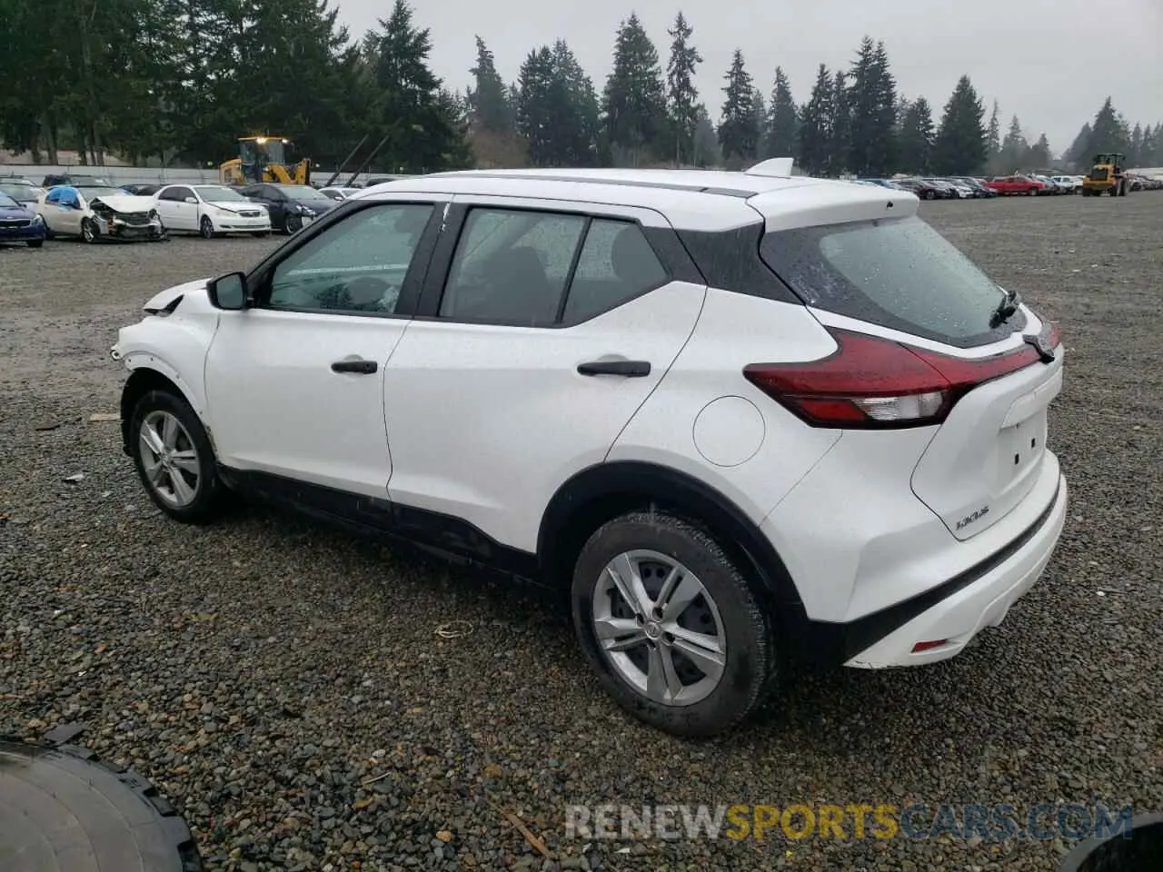 2 fotografías del automóvil dañado 3N1CP5BV1NL506643 NISSAN KICKS 2022