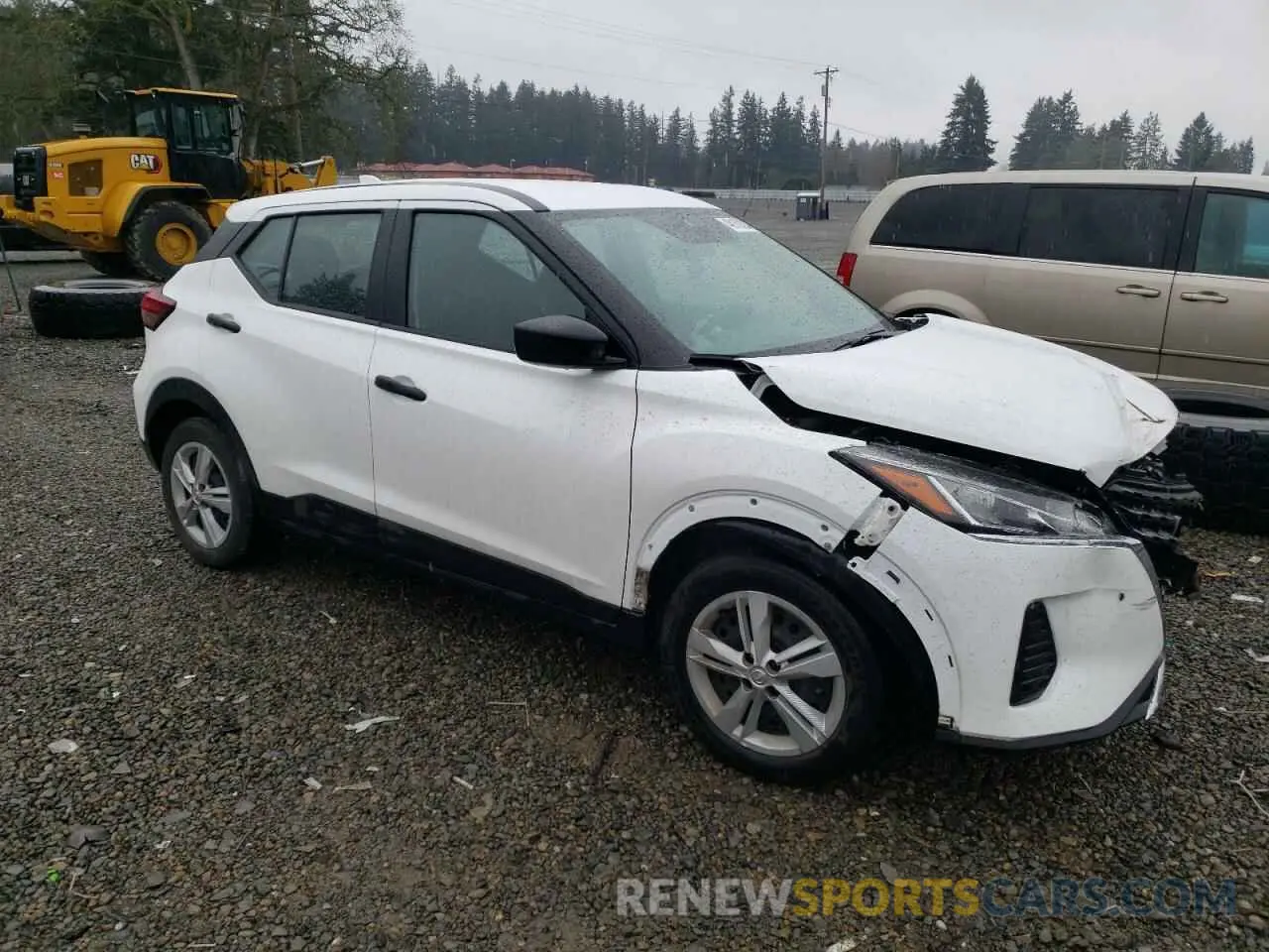 4 fotografías del automóvil dañado 3N1CP5BV1NL506643 NISSAN KICKS 2022