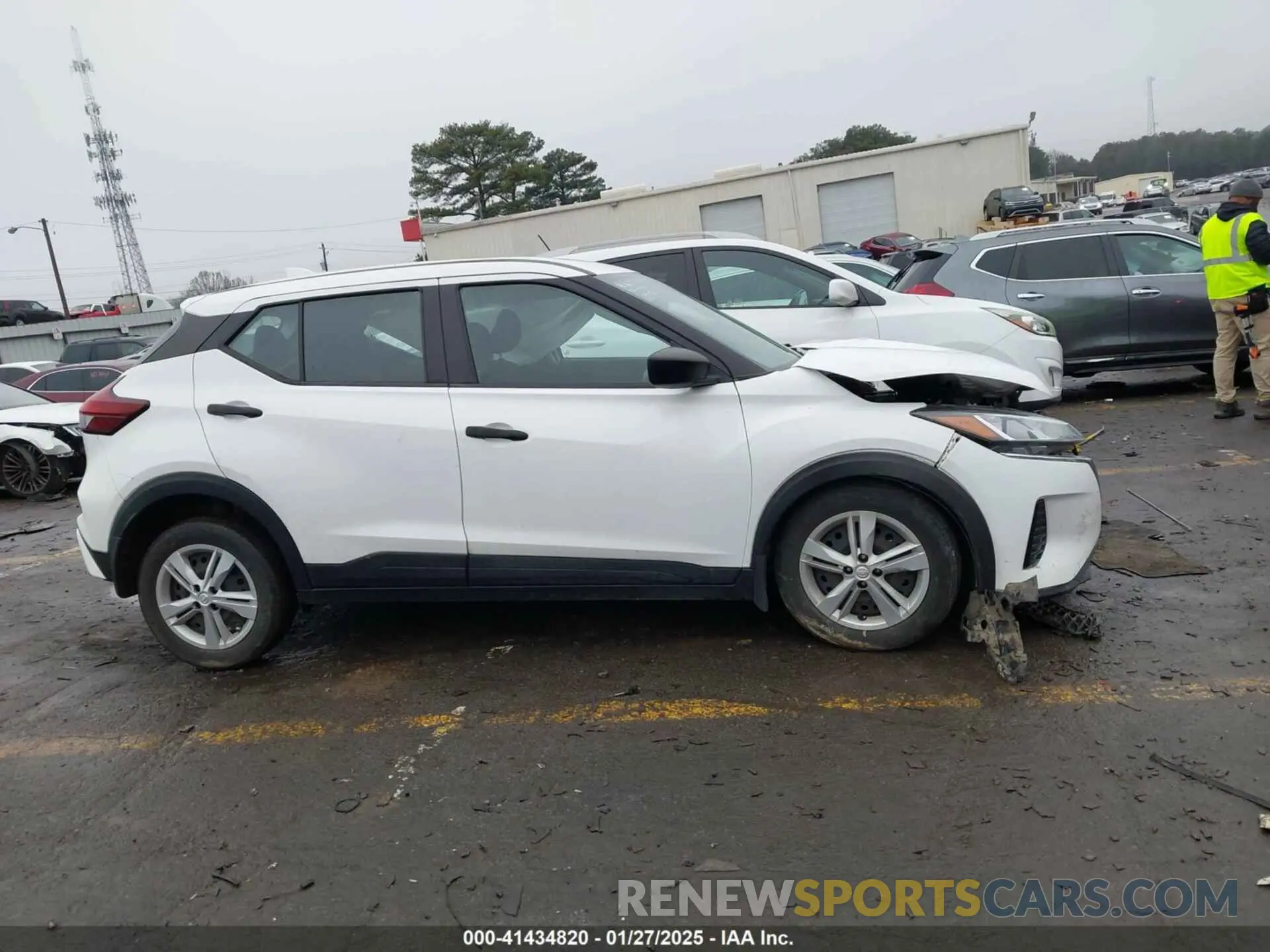 14 fotografías del automóvil dañado 3N1CP5BV3NL511472 NISSAN KICKS 2022