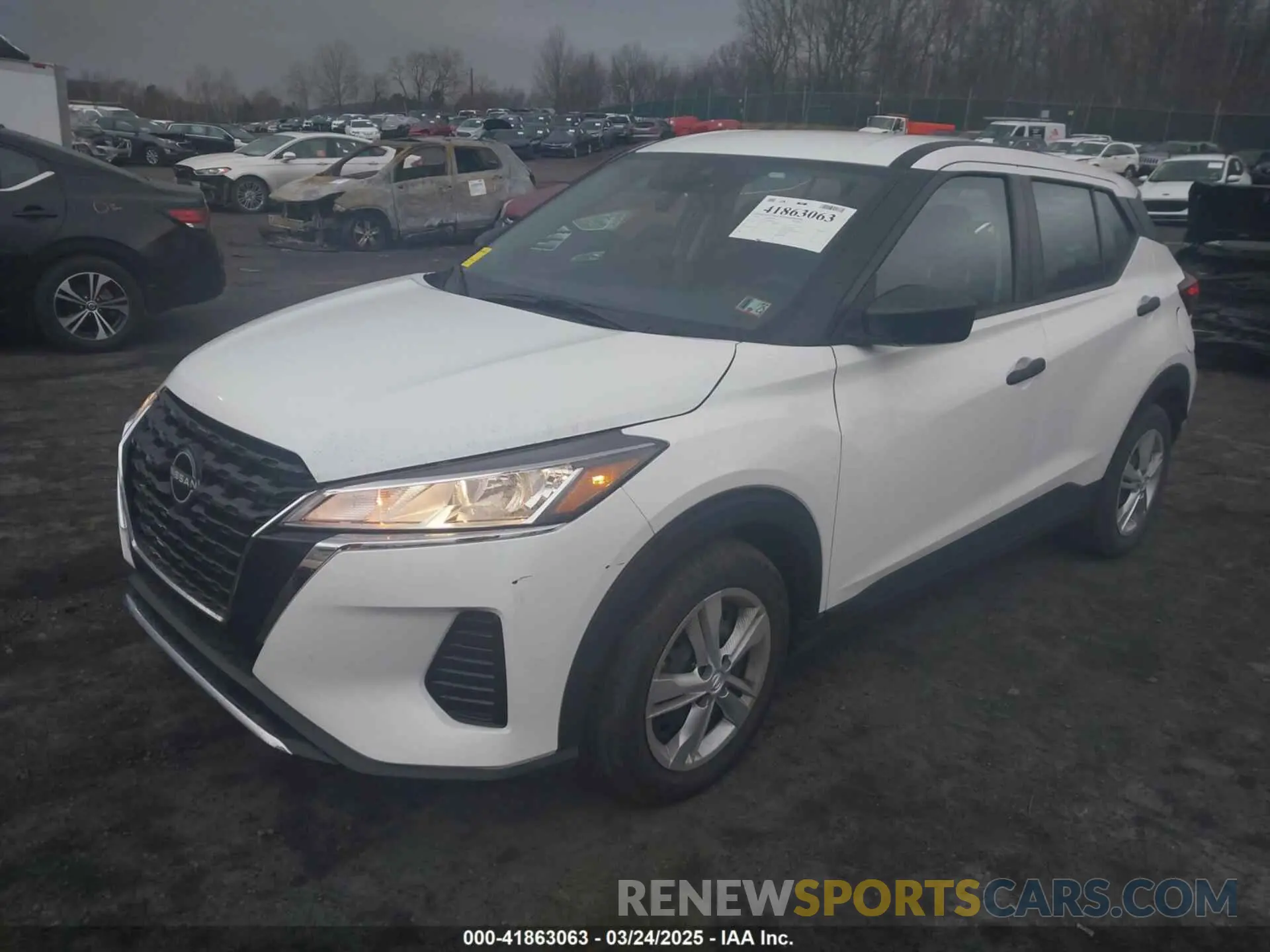 2 fotografías del automóvil dañado 3N1CP5BV5NL528712 NISSAN KICKS 2022