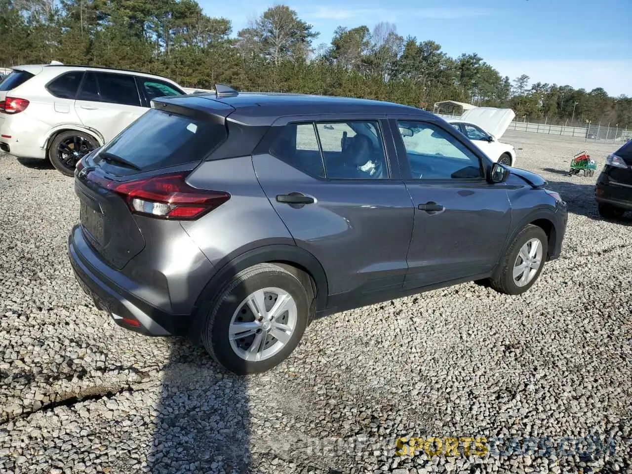 3 fotografías del automóvil dañado 3N1CP5BV7NL480193 NISSAN KICKS 2022