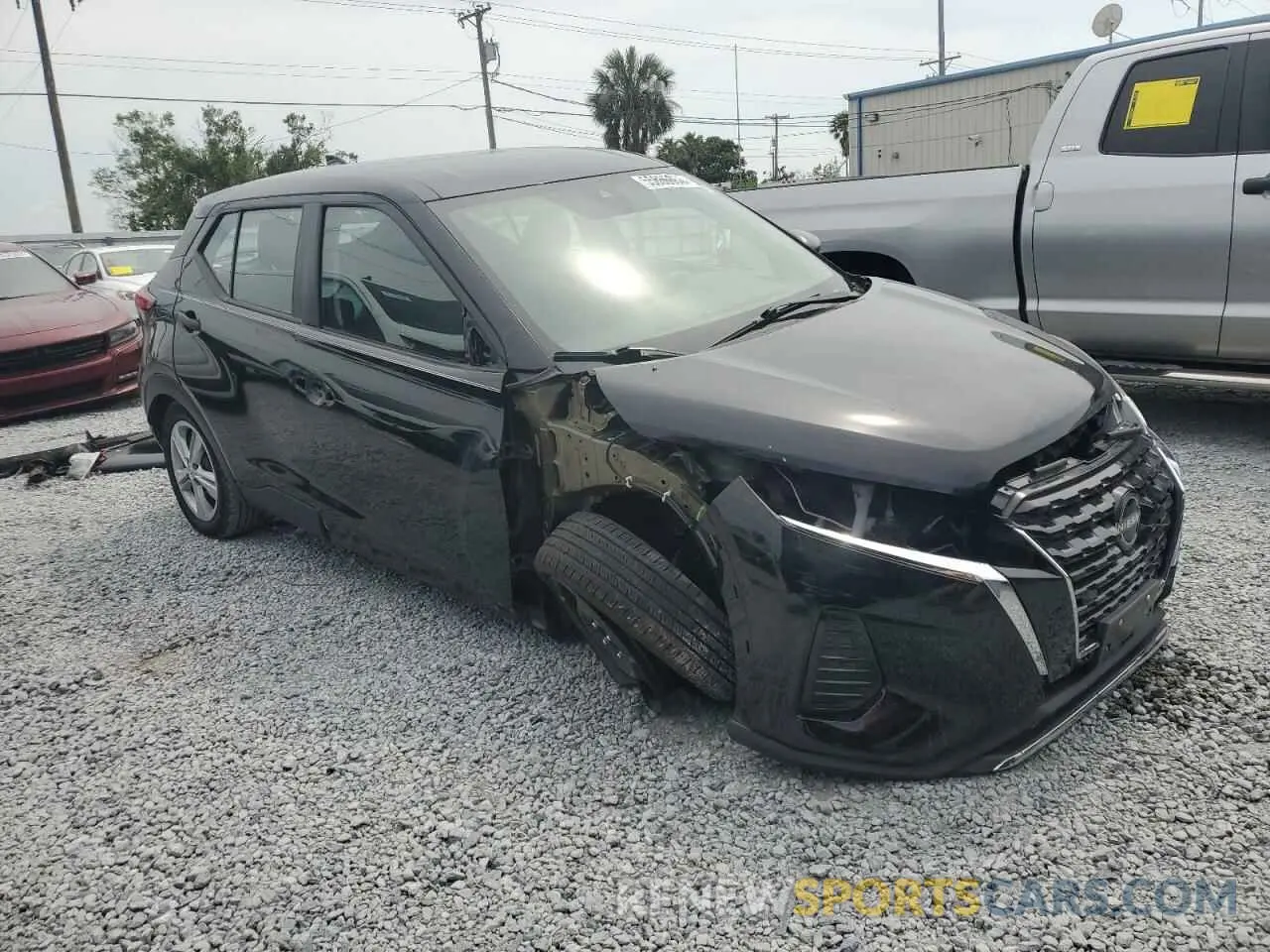 4 fotografías del automóvil dañado 3N1CP5BV8NL522161 NISSAN KICKS 2022
