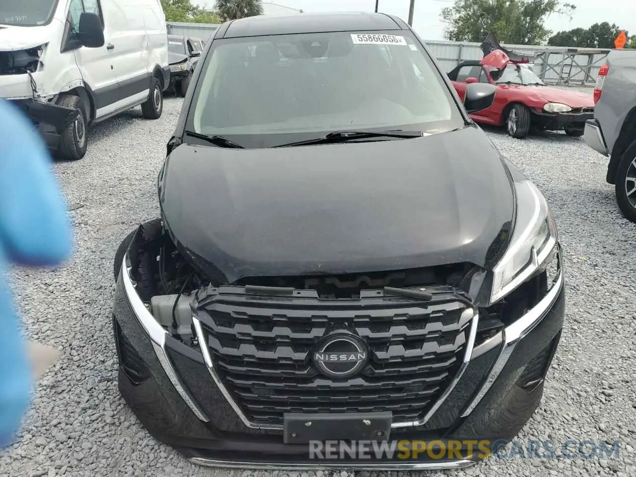 5 fotografías del automóvil dañado 3N1CP5BV8NL522161 NISSAN KICKS 2022