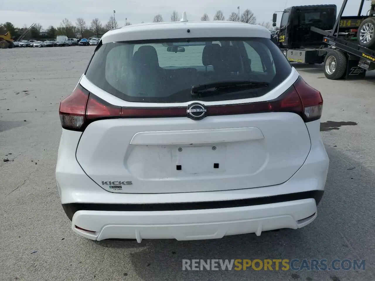 6 fotografías del automóvil dañado 3N1CP5BV9NL505210 NISSAN KICKS 2022