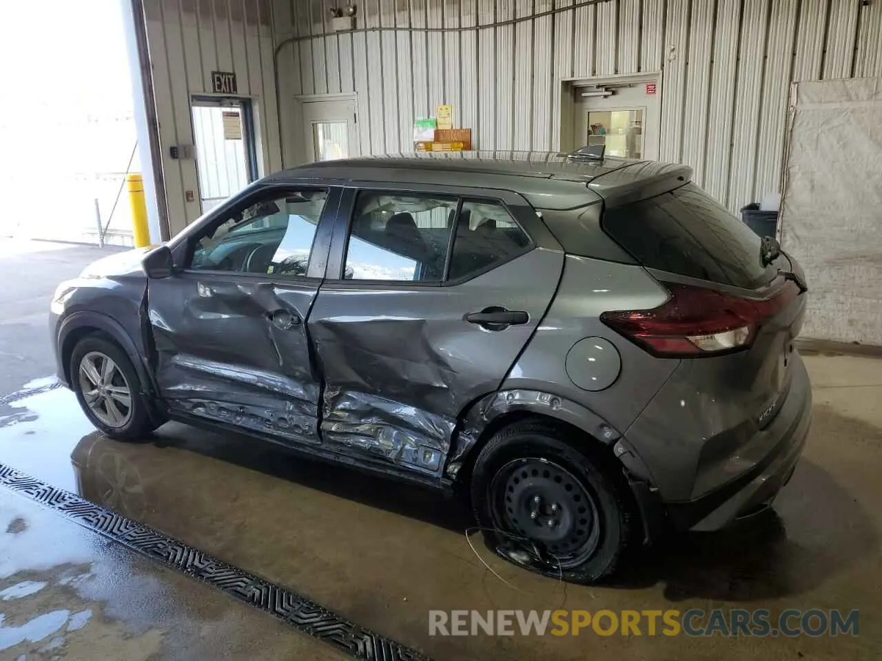 2 fotografías del automóvil dañado 3N1CP5BVXNL493178 NISSAN KICKS 2022