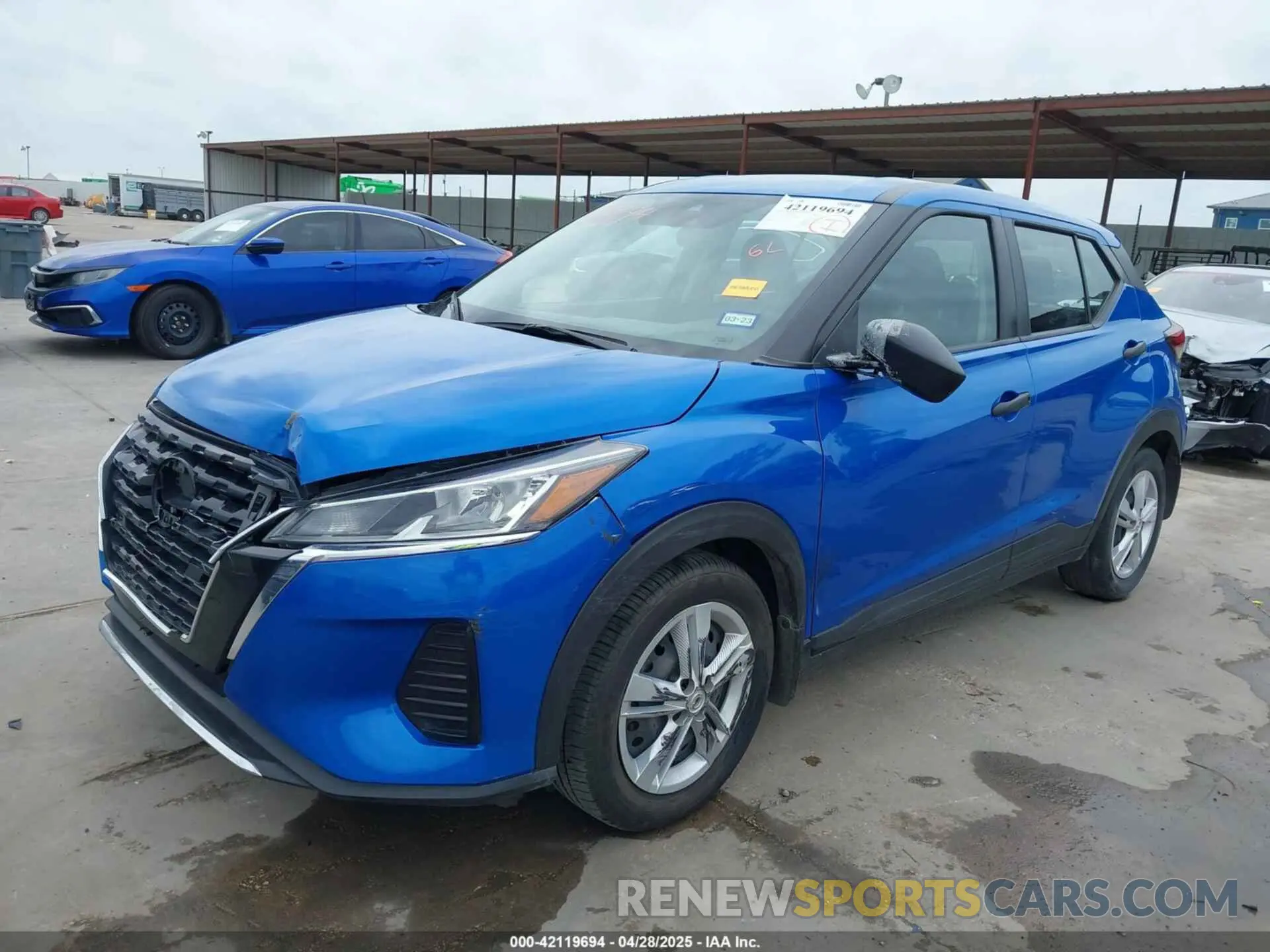 2 fotografías del automóvil dañado 3N1CP5BVXNL498249 NISSAN KICKS 2022