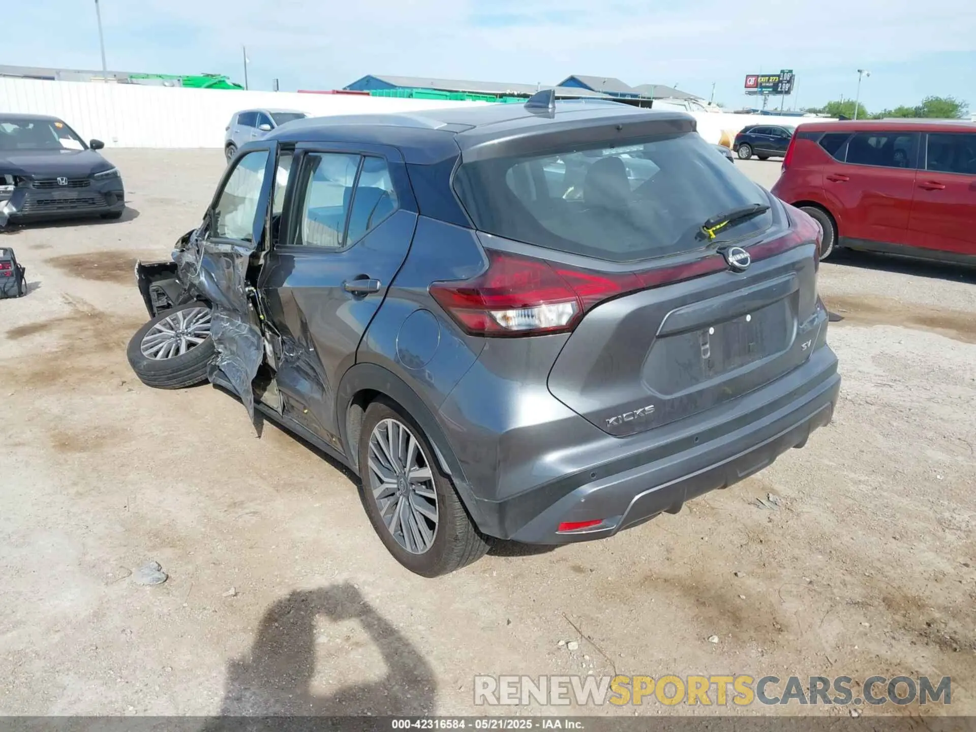 3 fotografías del automóvil dañado 3N1CP5CV1NL522243 NISSAN KICKS 2022