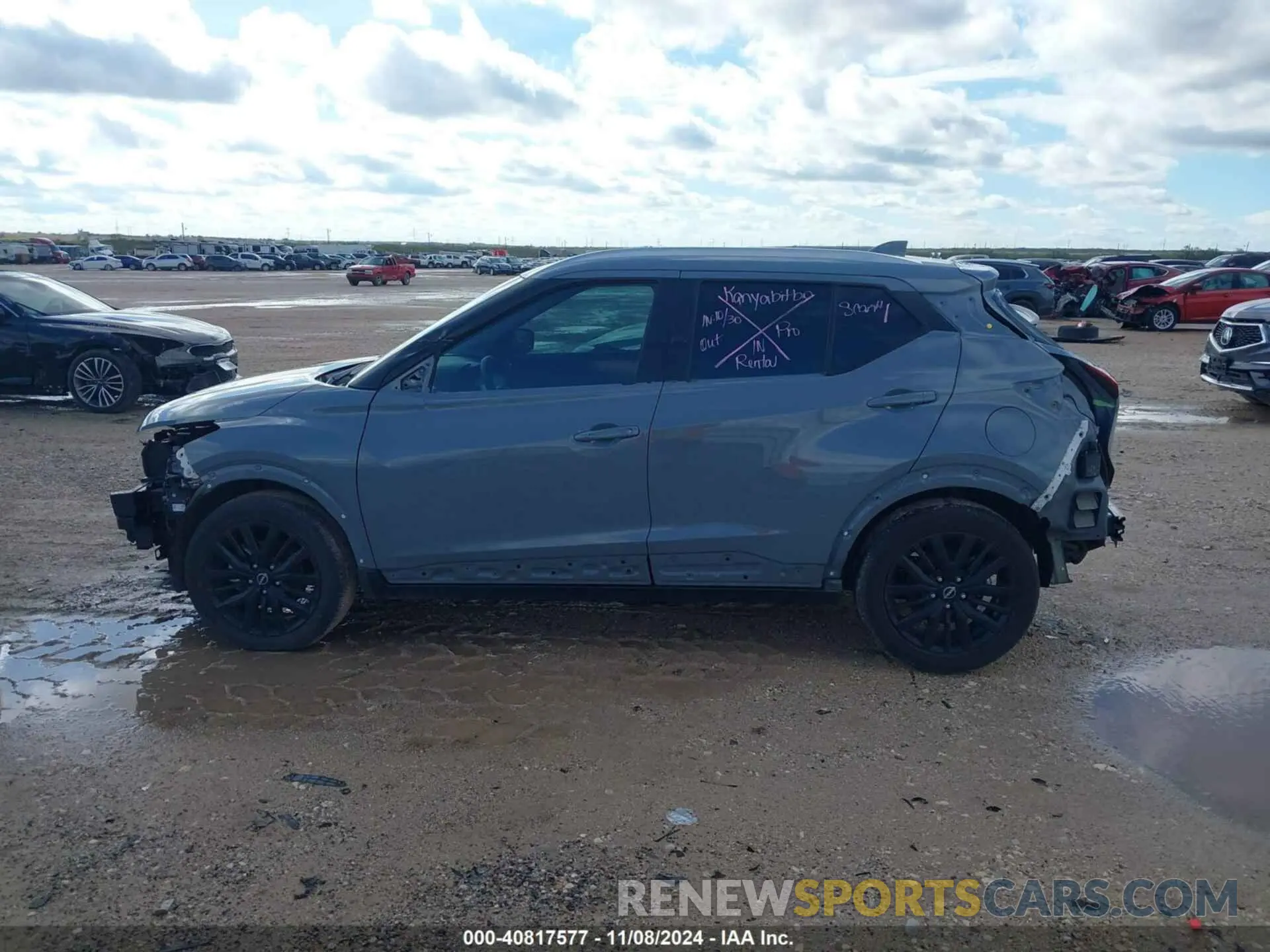 14 fotografías del automóvil dañado 3N1CP5CV2NL484487 NISSAN KICKS 2022
