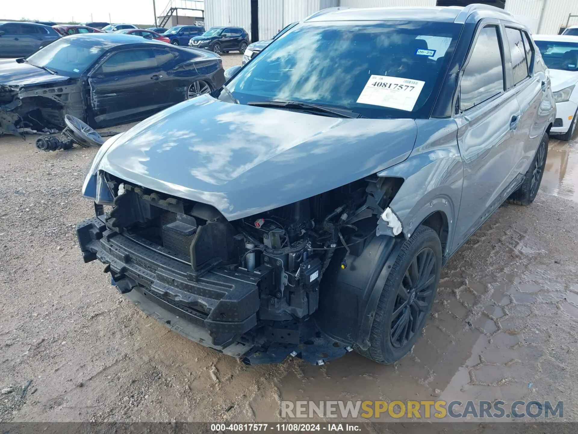 6 fotografías del automóvil dañado 3N1CP5CV2NL484487 NISSAN KICKS 2022