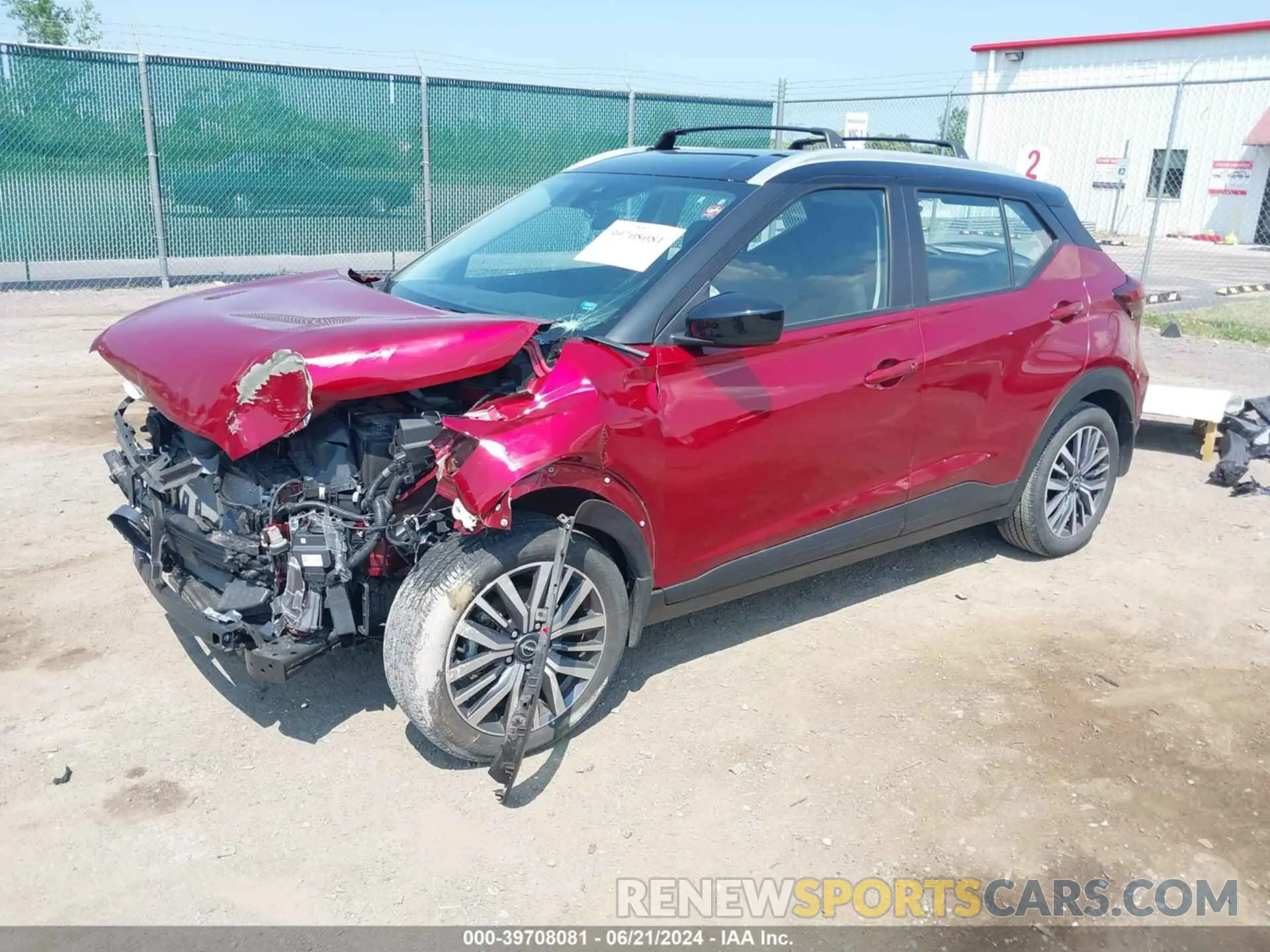 2 fotografías del automóvil dañado 3N1CP5CV4NL518154 NISSAN KICKS 2022