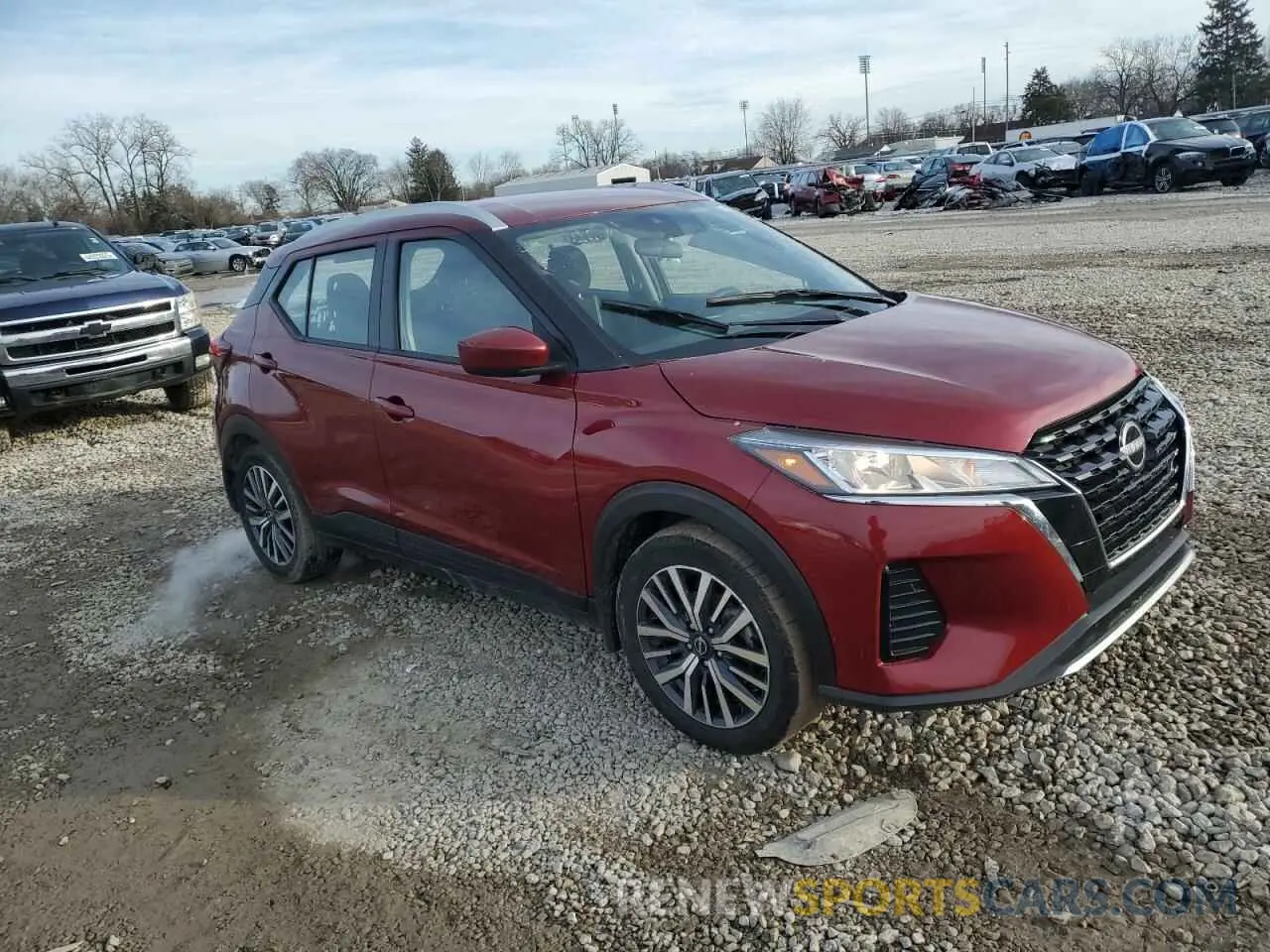 4 fotografías del automóvil dañado 3N1CP5CV6NL486209 NISSAN KICKS 2022