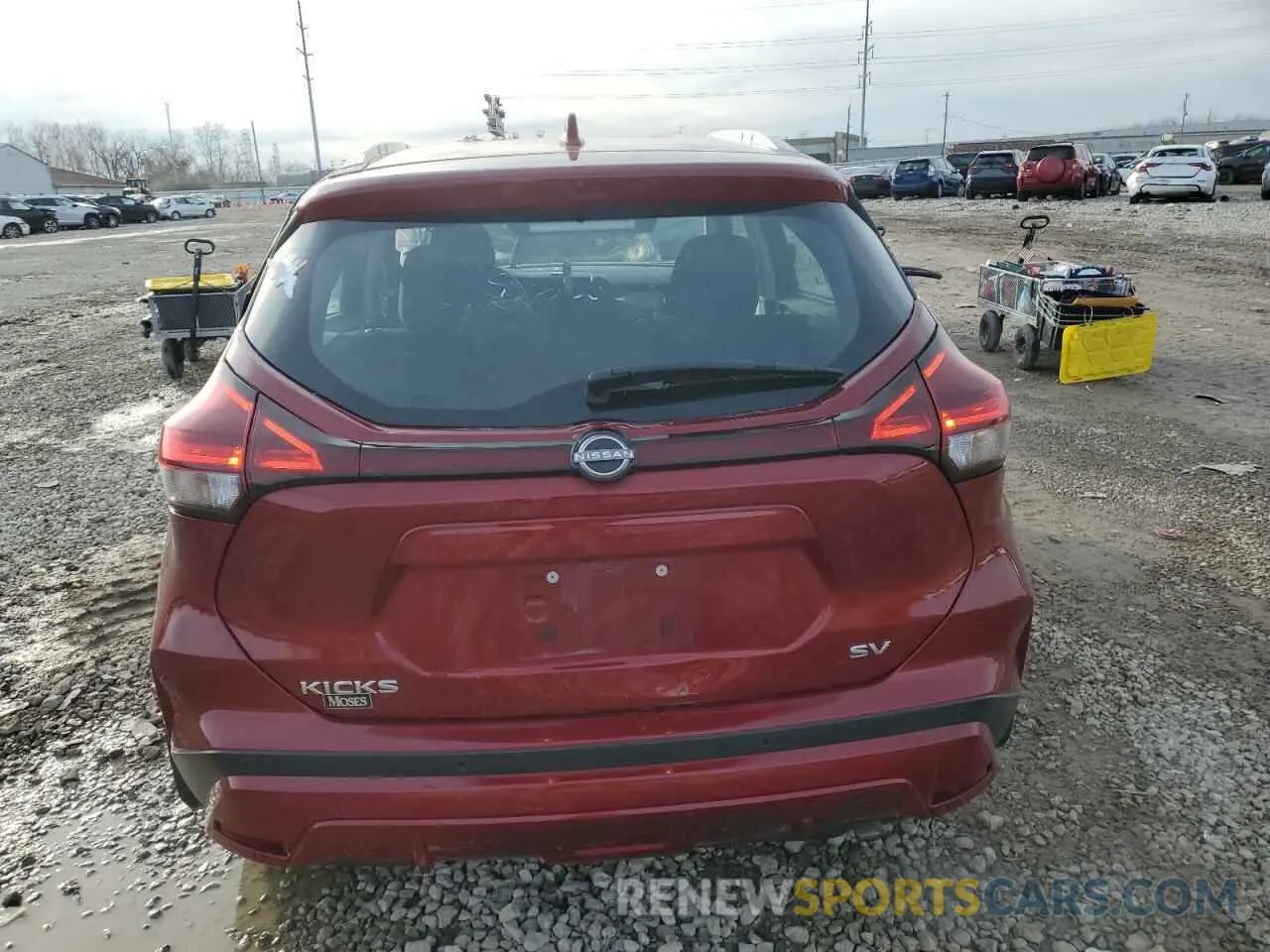 6 fotografías del automóvil dañado 3N1CP5CV6NL486209 NISSAN KICKS 2022