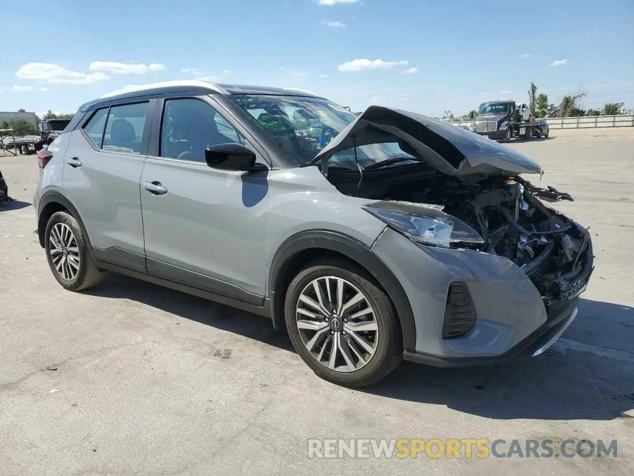 4 fotografías del automóvil dañado 3N1CP5CV7NL491953 NISSAN KICKS 2022