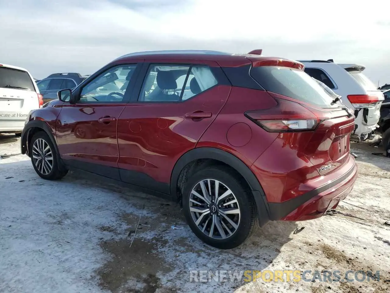 2 fotografías del automóvil dañado 3N1CP5CV9NL482719 NISSAN KICKS 2022