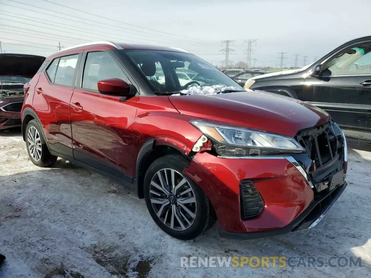 4 fotografías del automóvil dañado 3N1CP5CV9NL482719 NISSAN KICKS 2022