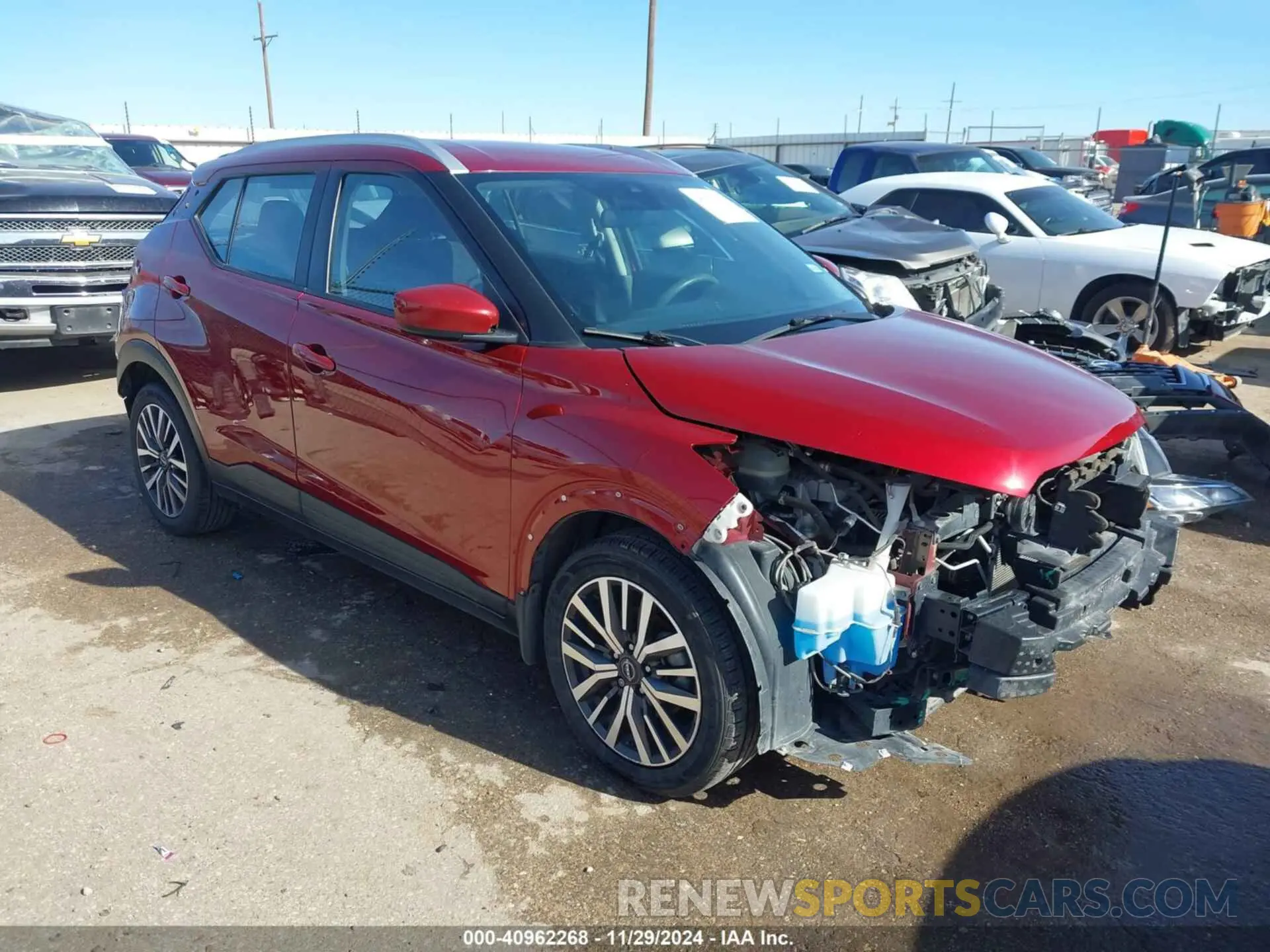 1 fotografías del automóvil dañado 3N1CP5CVXNL491817 NISSAN KICKS 2022