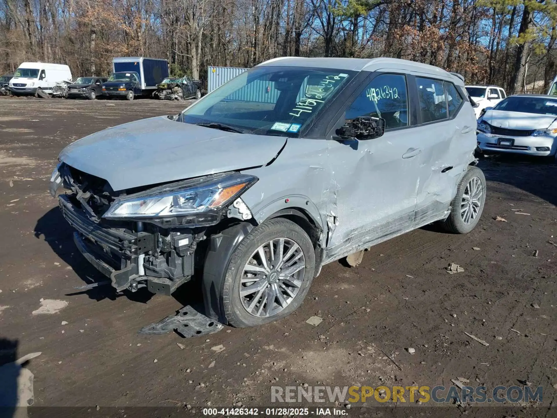 2 fotografías del automóvil dañado 3N1CP5CVXNL523360 NISSAN KICKS 2022