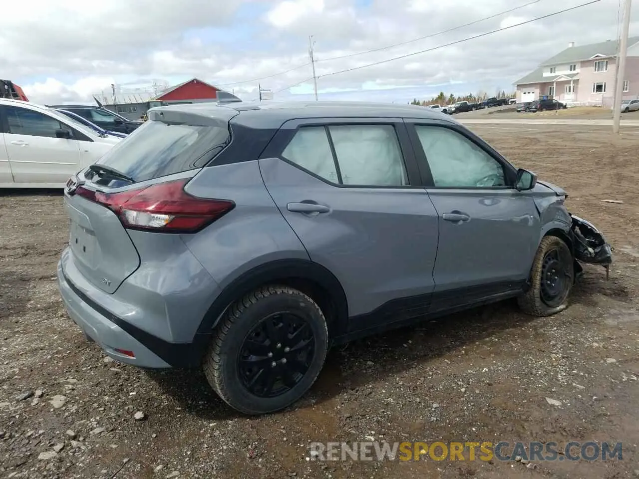 3 fotografías del automóvil dañado 3N1CP5CVXNL531071 NISSAN KICKS 2022