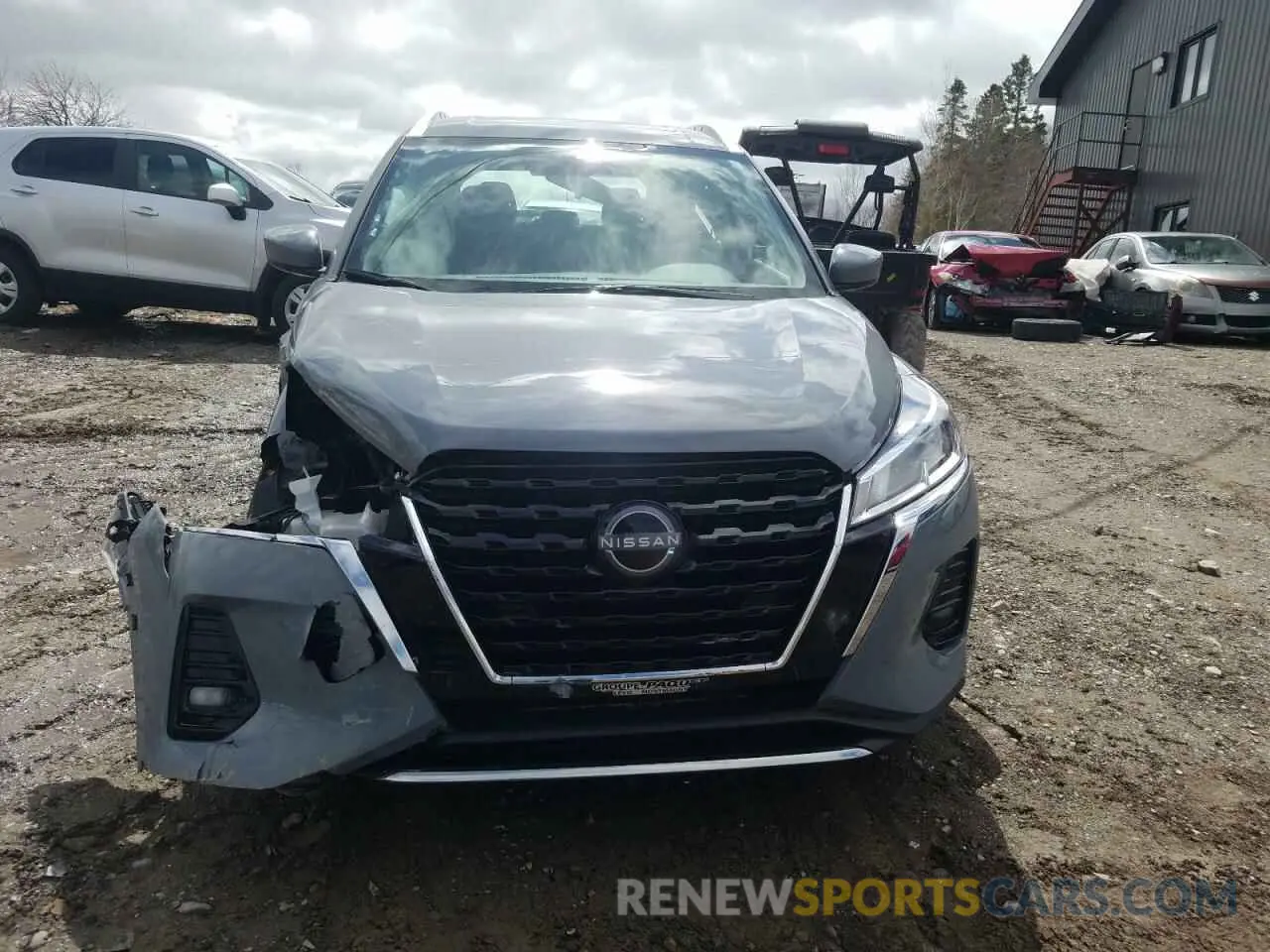 5 fotografías del automóvil dañado 3N1CP5CVXNL531071 NISSAN KICKS 2022