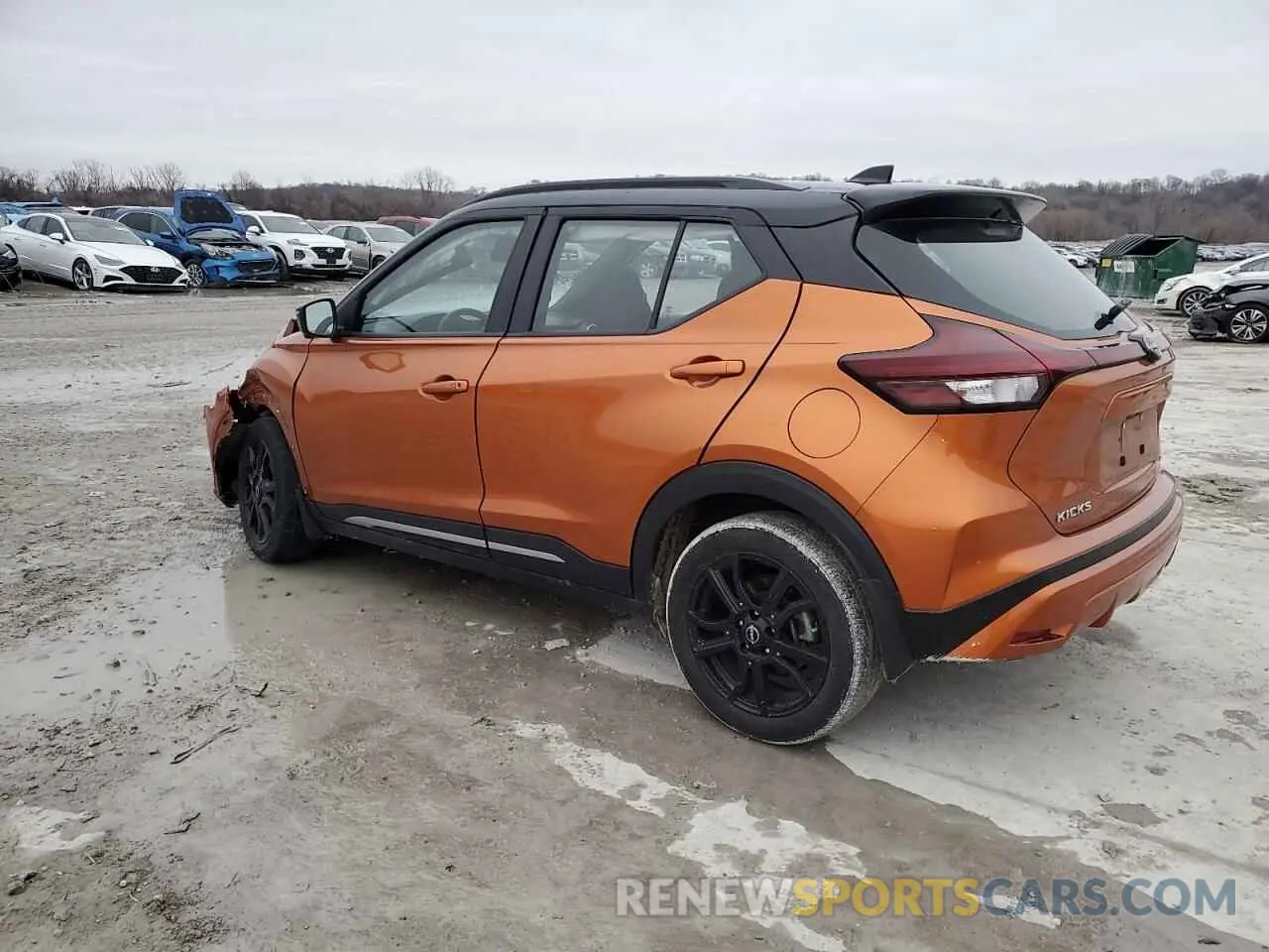 2 fotografías del automóvil dañado 3N1CP5DV1NL491977 NISSAN KICKS 2022