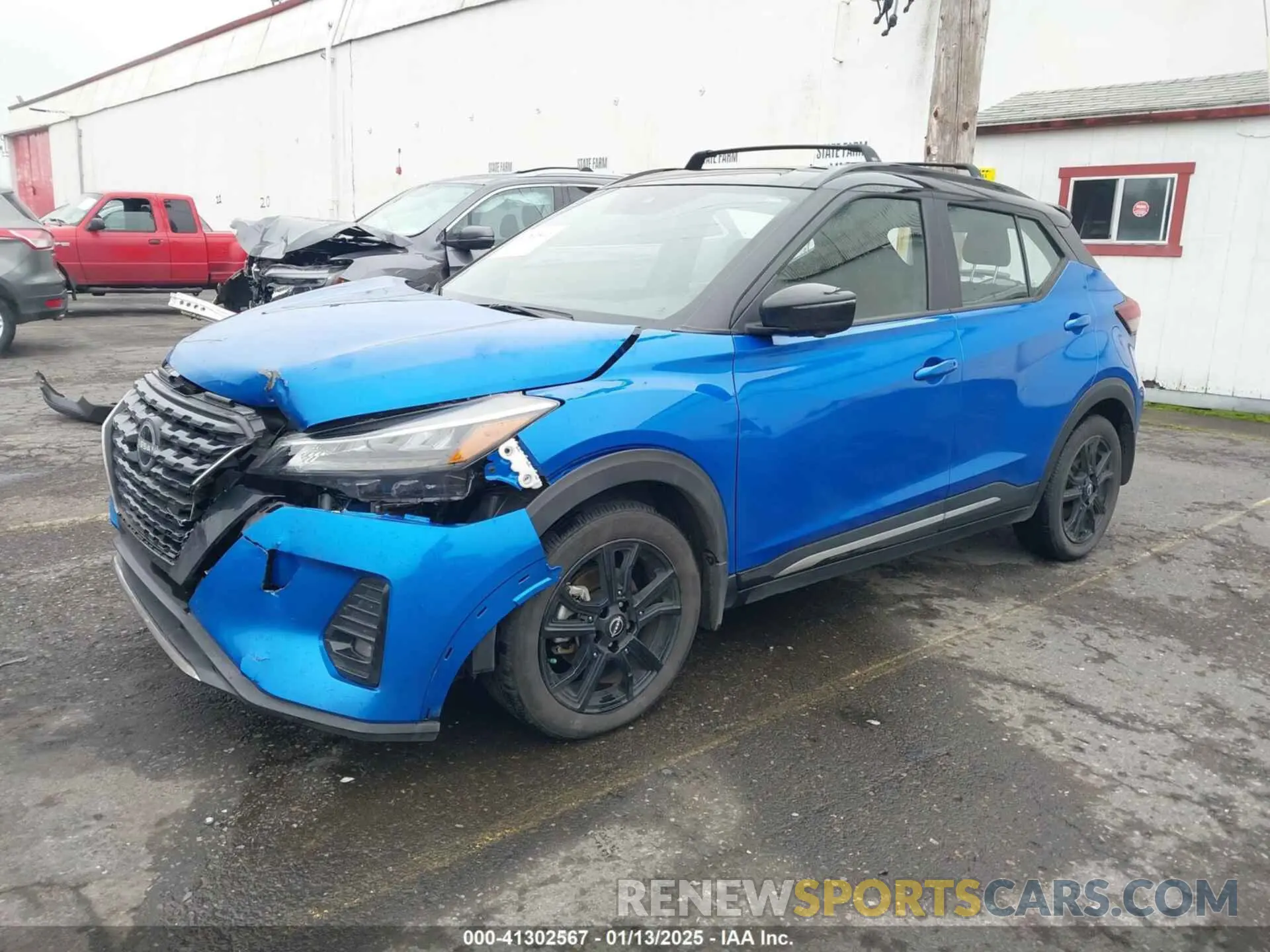 2 fotografías del automóvil dañado 3N1CP5DVXNL507366 NISSAN KICKS 2022