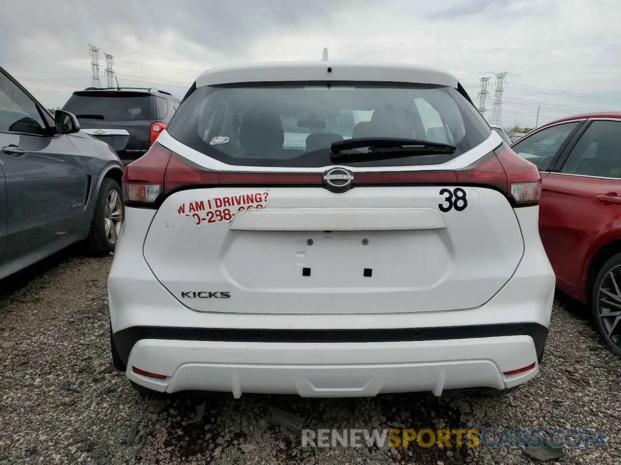 6 fotografías del automóvil dañado 3N1CP5BV0PL496237 NISSAN KICKS 2023