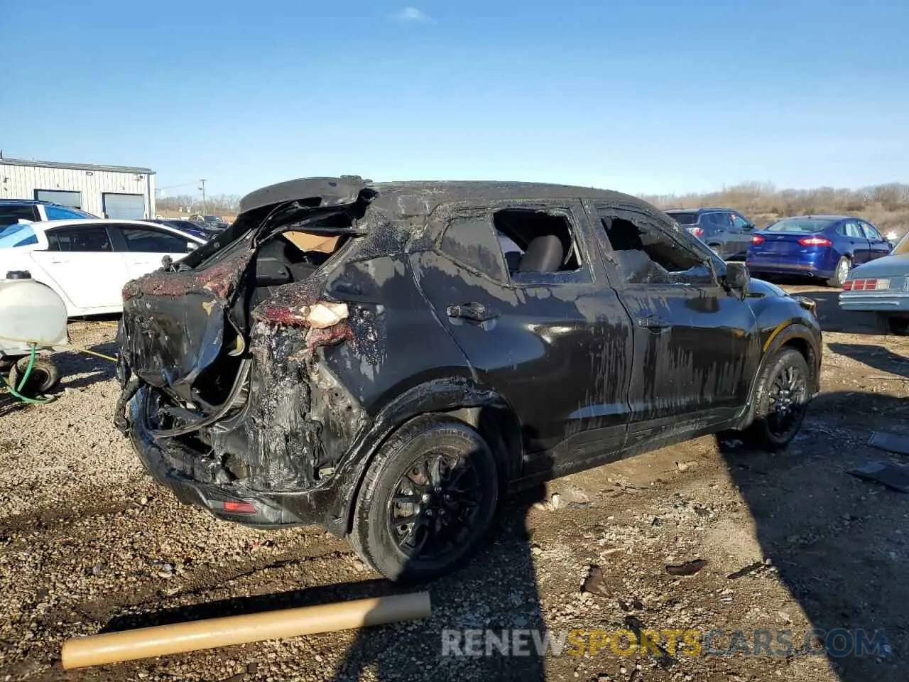 3 fotografías del automóvil dañado 3N1CP5BV1PL470116 NISSAN KICKS 2023