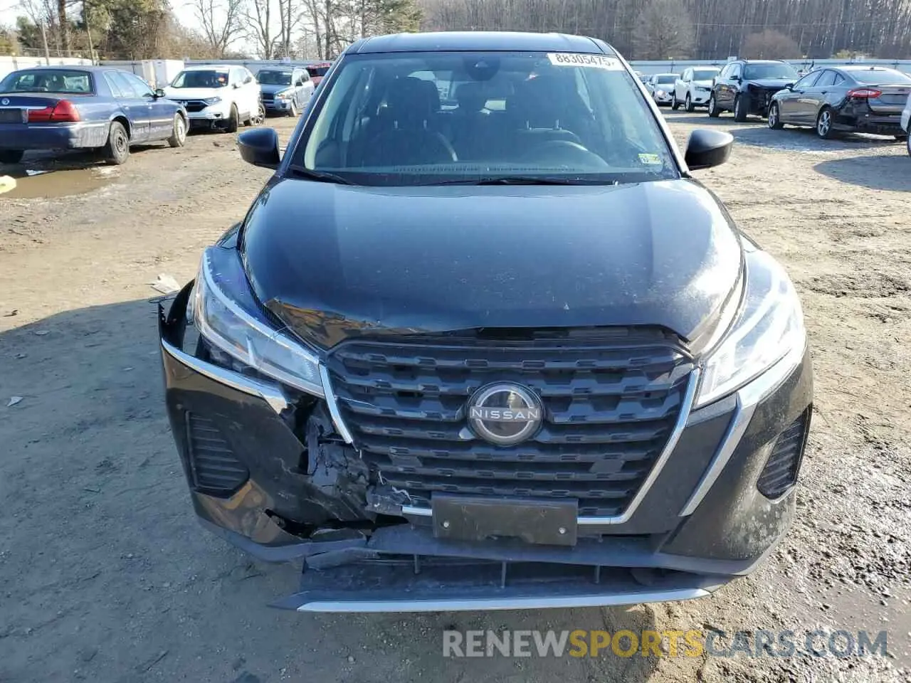 5 fotografías del automóvil dañado 3N1CP5BV1PL572113 NISSAN KICKS 2023