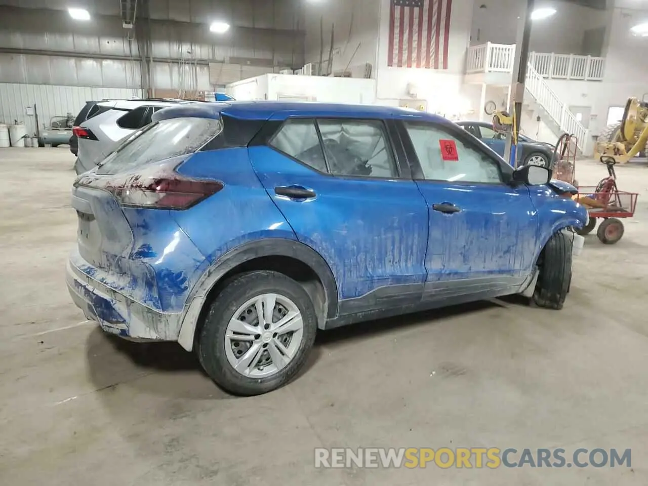 3 fotografías del automóvil dañado 3N1CP5BV6PL468636 NISSAN KICKS 2023