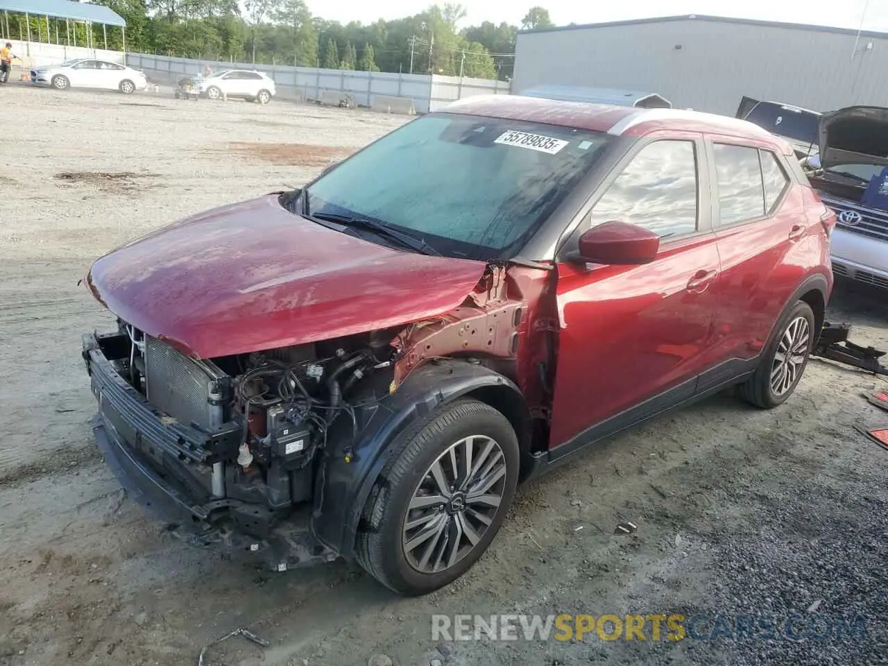 1 fotografías del automóvil dañado 3N1CP5CV5PL539193 NISSAN KICKS 2023