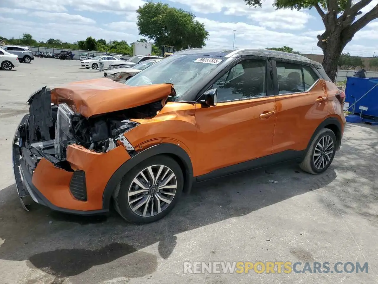 1 fotografías del automóvil dañado 3N1CP5CV7PL522105 NISSAN KICKS 2023