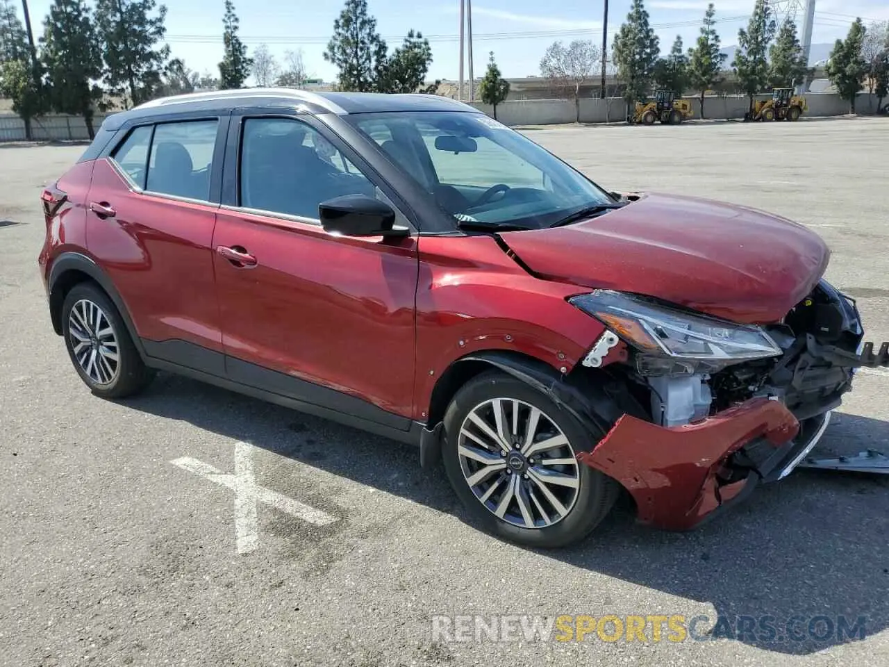 4 fotografías del automóvil dañado 3N1CP5CVXPL554742 NISSAN KICKS 2023