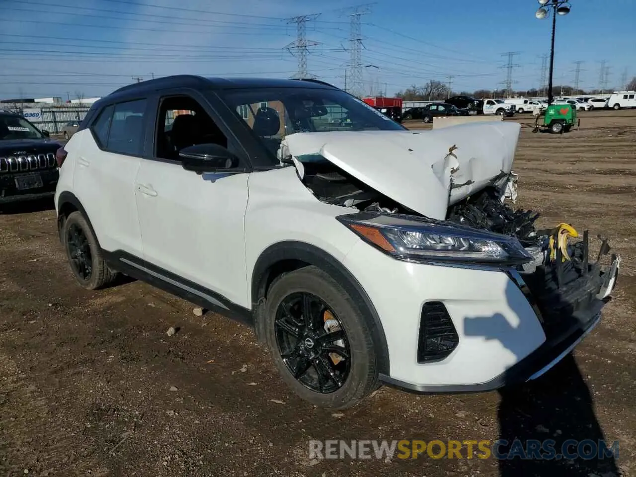 4 fotografías del automóvil dañado 3N1CP5DV1PL517786 NISSAN KICKS 2023