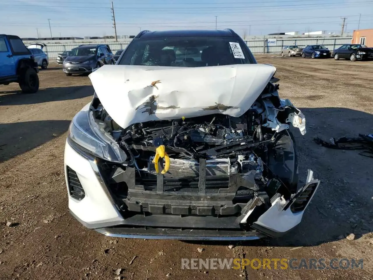 5 fotografías del automóvil dañado 3N1CP5DV1PL517786 NISSAN KICKS 2023