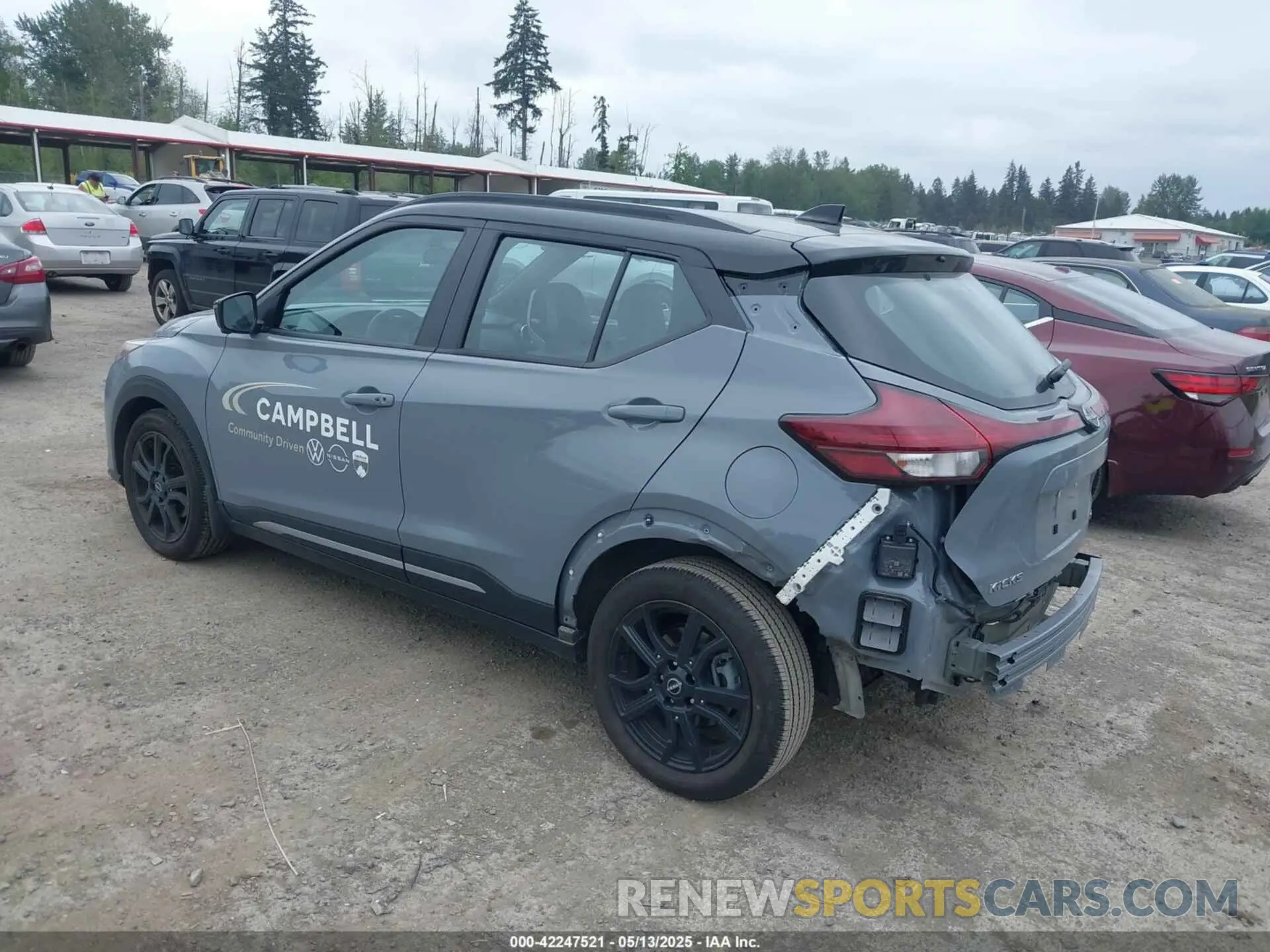 3 fotografías del automóvil dañado 3N1CP5DV1PL571959 NISSAN KICKS 2023