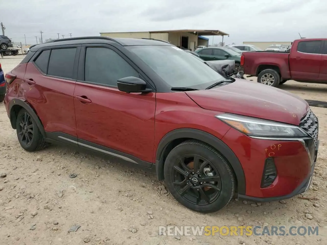 4 fotografías del automóvil dañado 3N1CP5DV3PL539059 NISSAN KICKS 2023