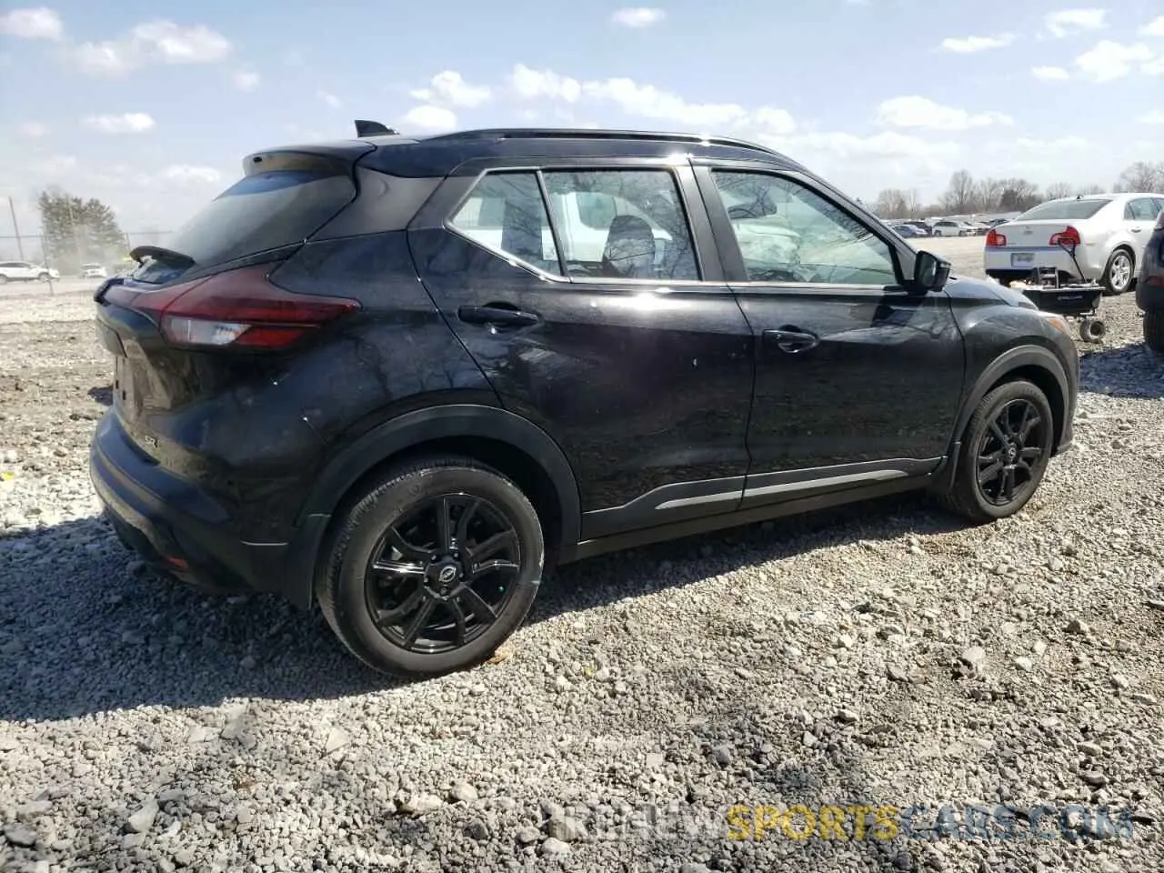 3 fotografías del automóvil dañado 3N1CP5DV8PL545634 NISSAN KICKS 2023