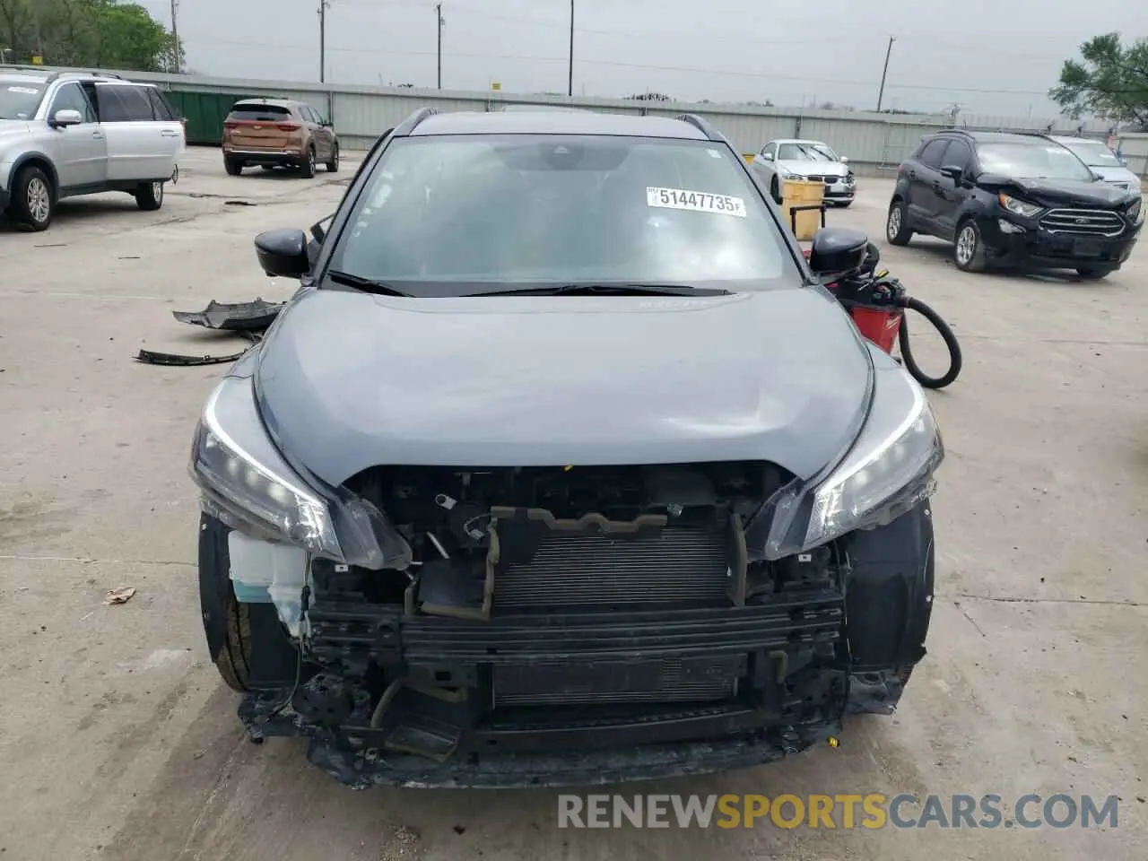 5 fotografías del automóvil dañado 3N1CP5DV8PL549277 NISSAN KICKS 2023