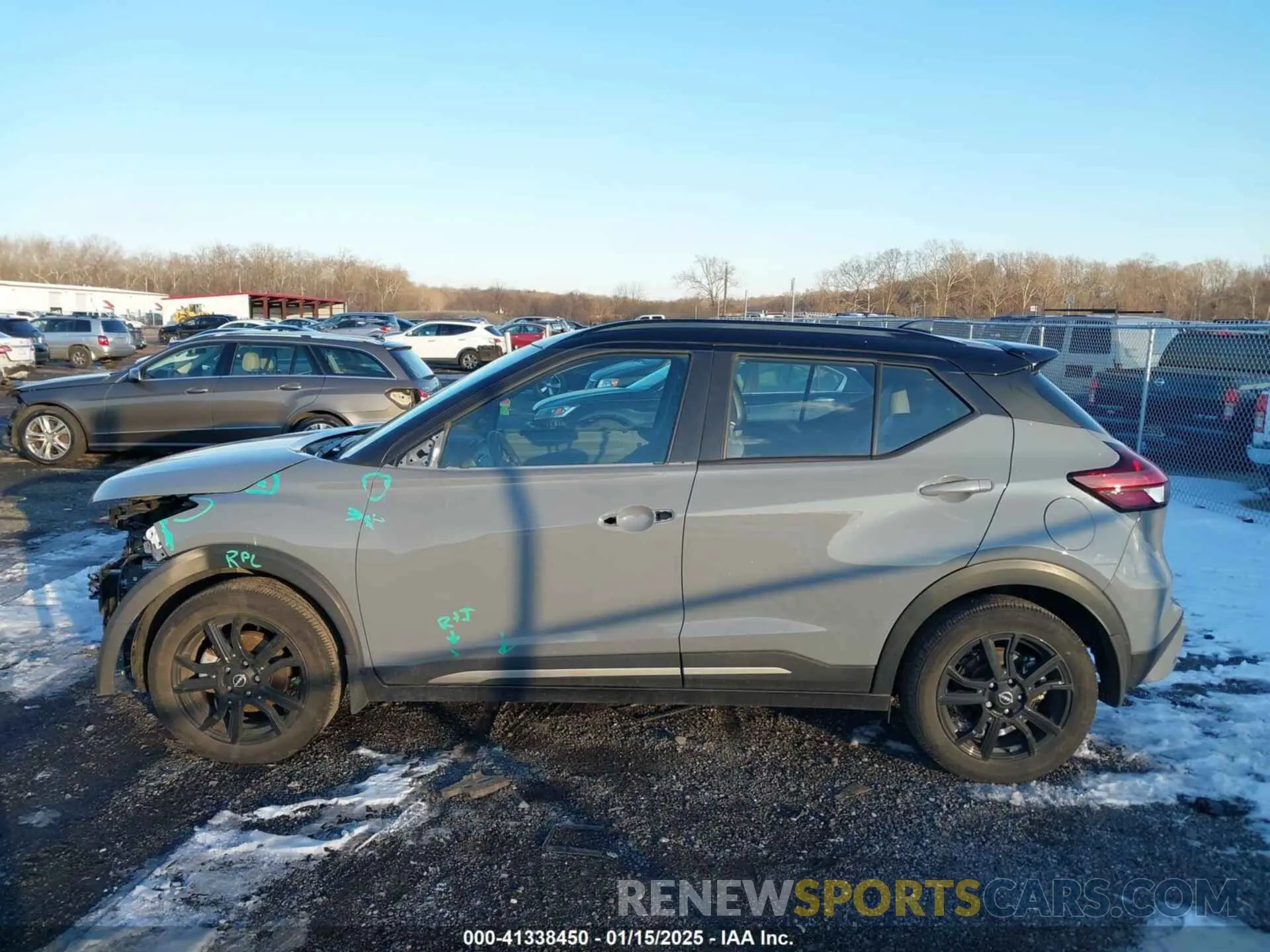 15 fotografías del automóvil dañado 3N1CP5DVXPL503871 NISSAN KICKS 2023