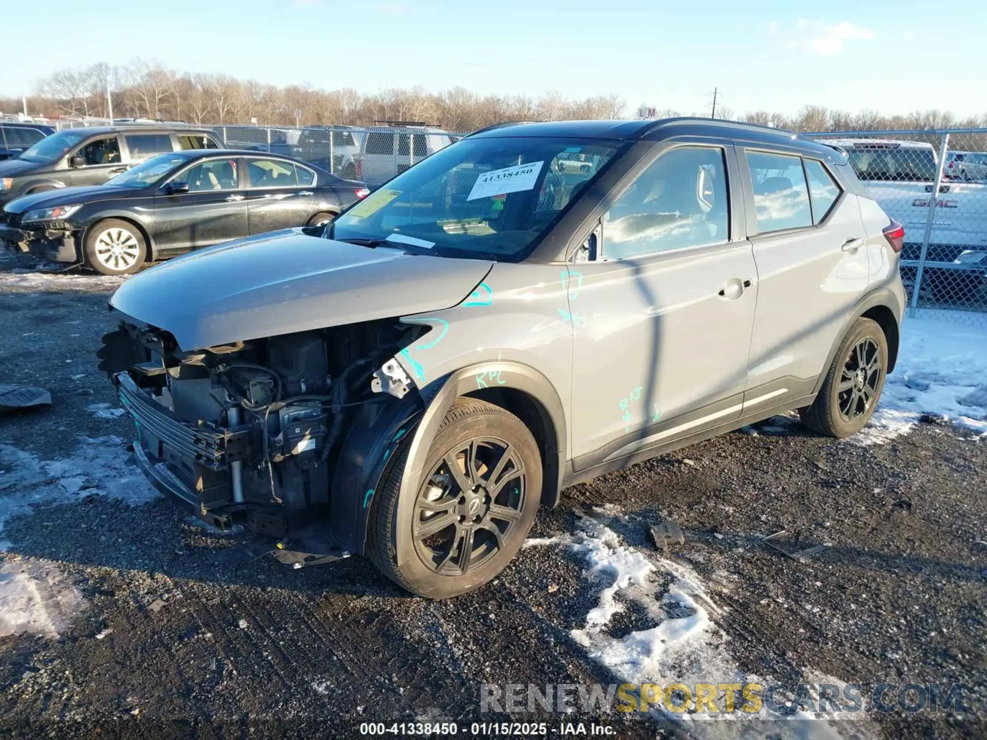2 fotografías del automóvil dañado 3N1CP5DVXPL503871 NISSAN KICKS 2023