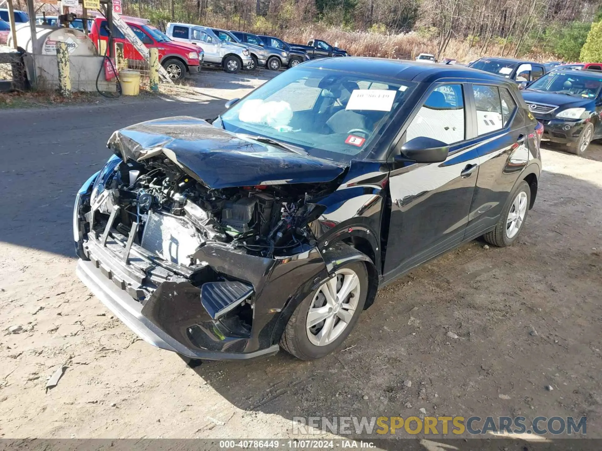 2 fotografías del automóvil dañado 3N1CP5BV2RL473707 NISSAN KICKS 2024