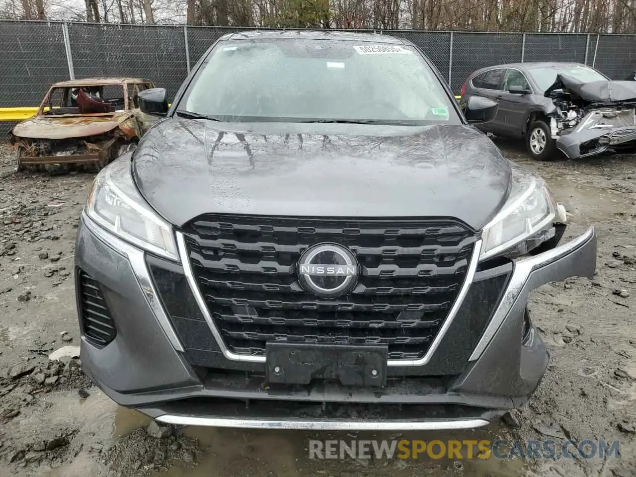 5 fotografías del automóvil dañado 3N1CP5BV3RL495473 NISSAN KICKS 2024