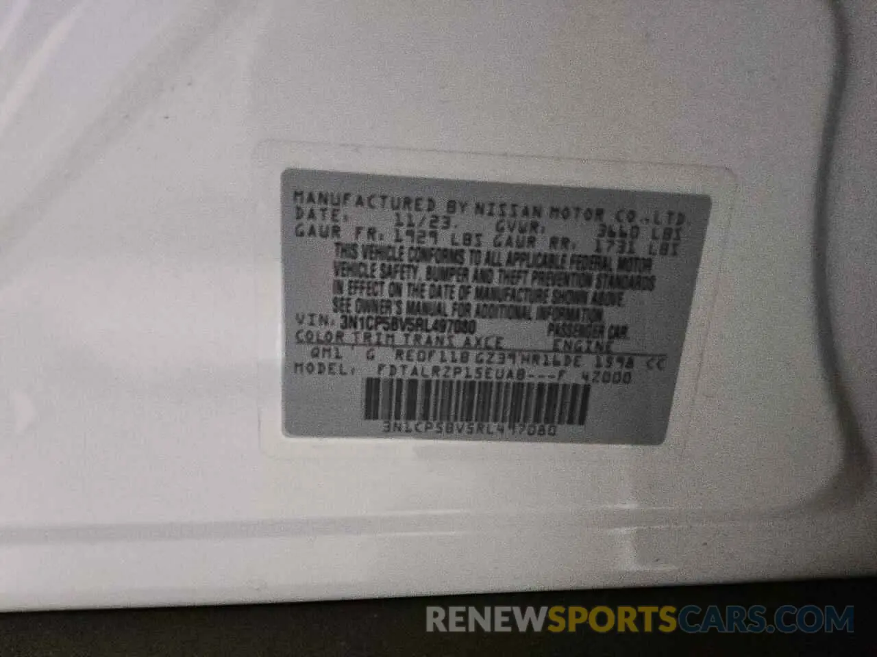 13 fotografías del automóvil dañado 3N1CP5BV5RL497080 NISSAN KICKS 2024