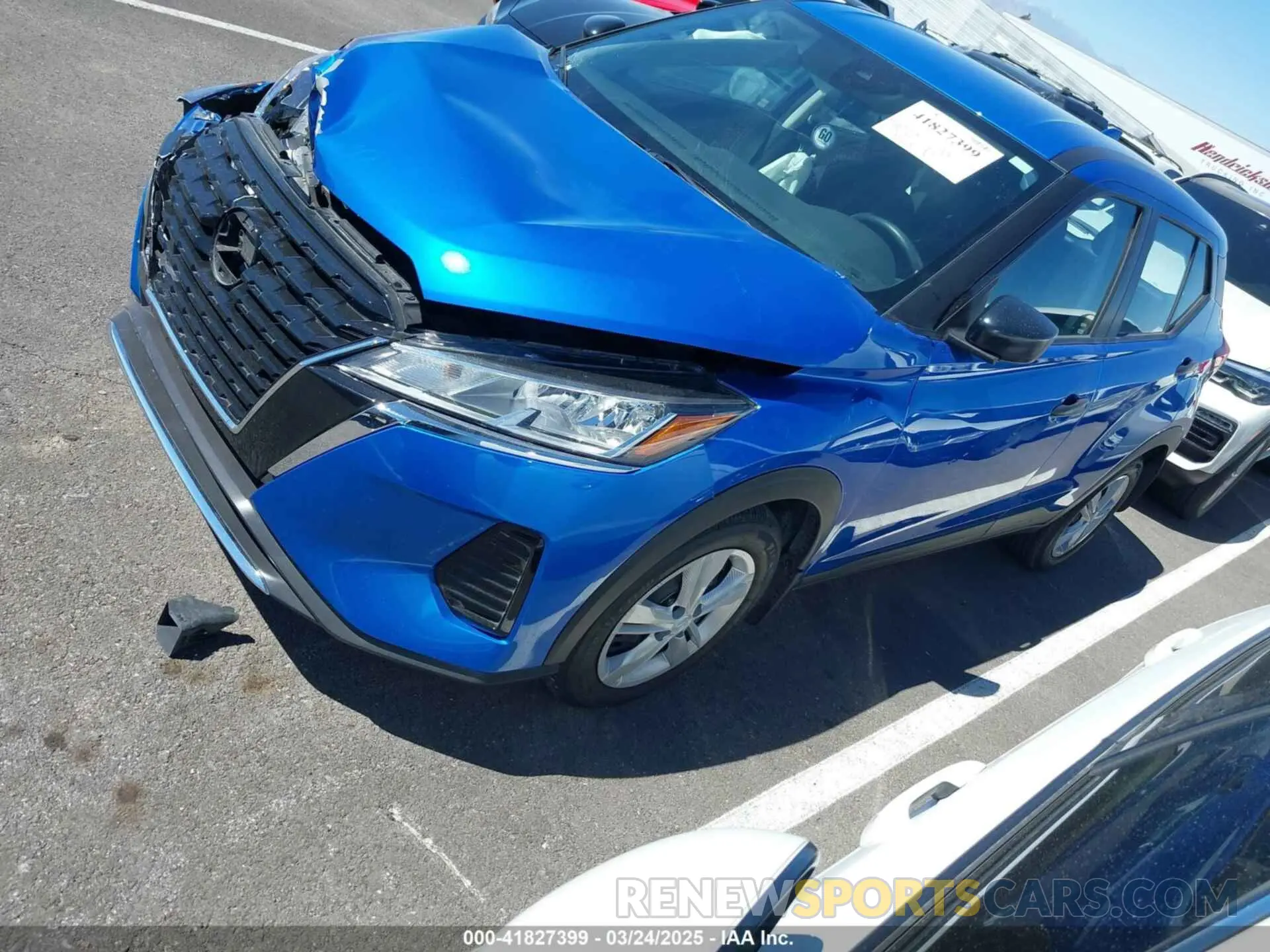 2 fotografías del automóvil dañado 3N1CP5BV7RL567307 NISSAN KICKS 2024