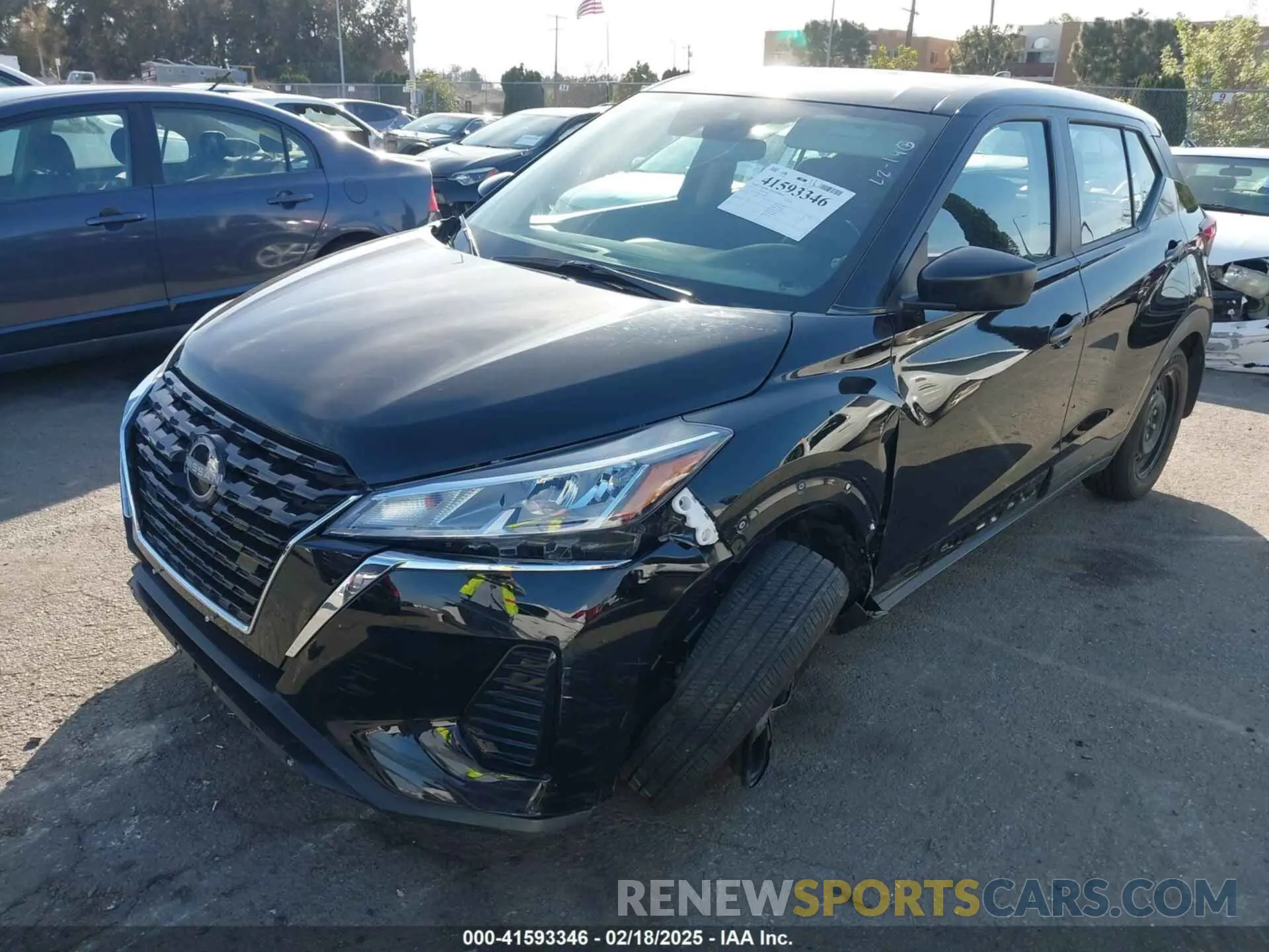 2 fotografías del automóvil dañado 3N1CP5BV7RL574645 NISSAN KICKS 2024