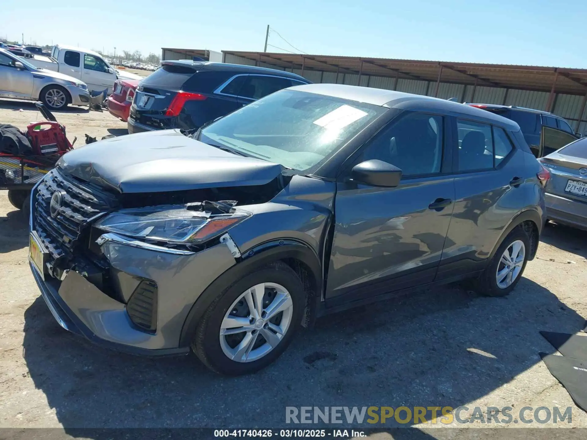 2 fotografías del automóvil dañado 3N1CP5BV7RL593700 NISSAN KICKS 2024