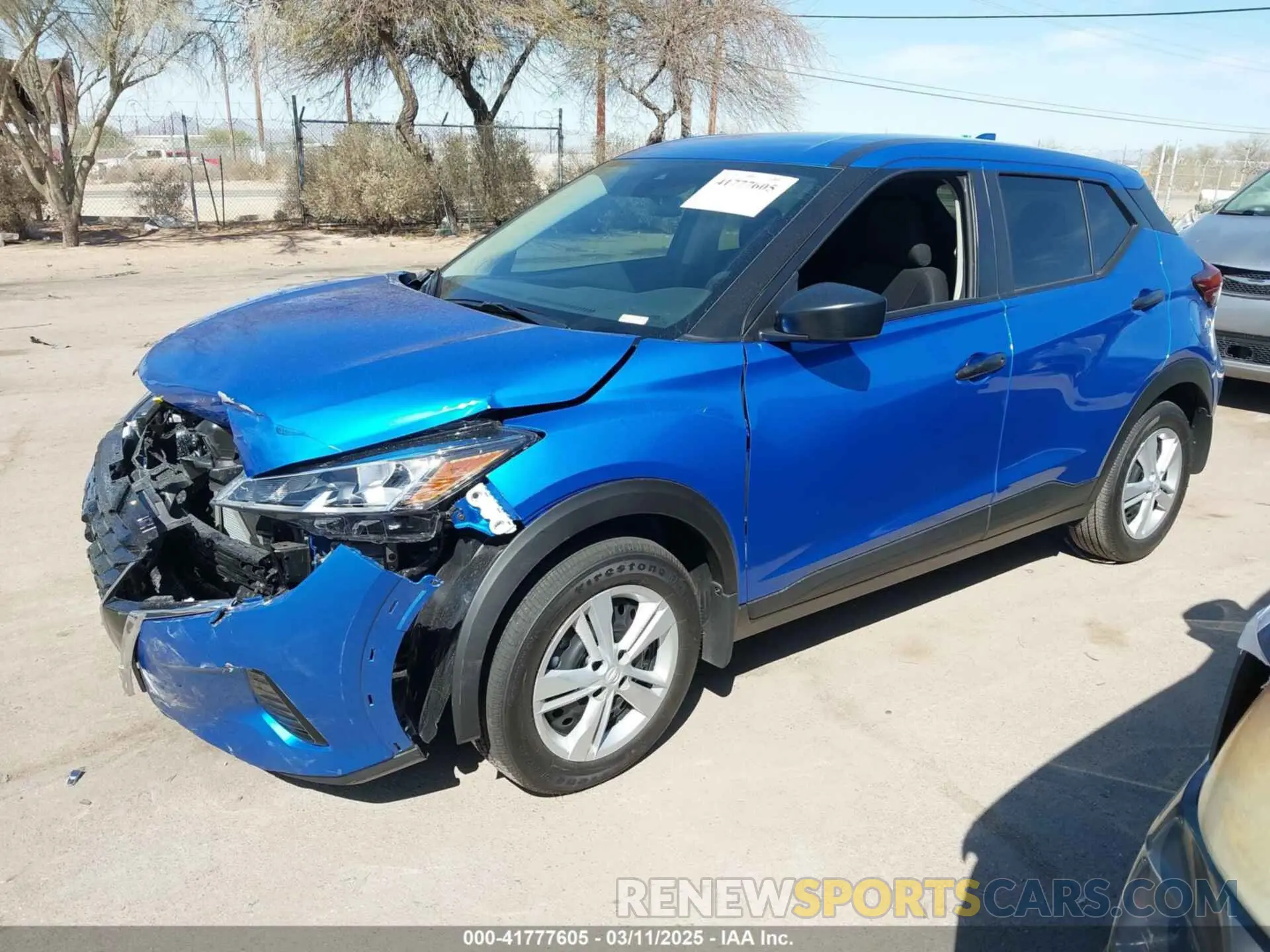 2 fotografías del automóvil dañado 3N1CP5BV8RL595357 NISSAN KICKS 2024